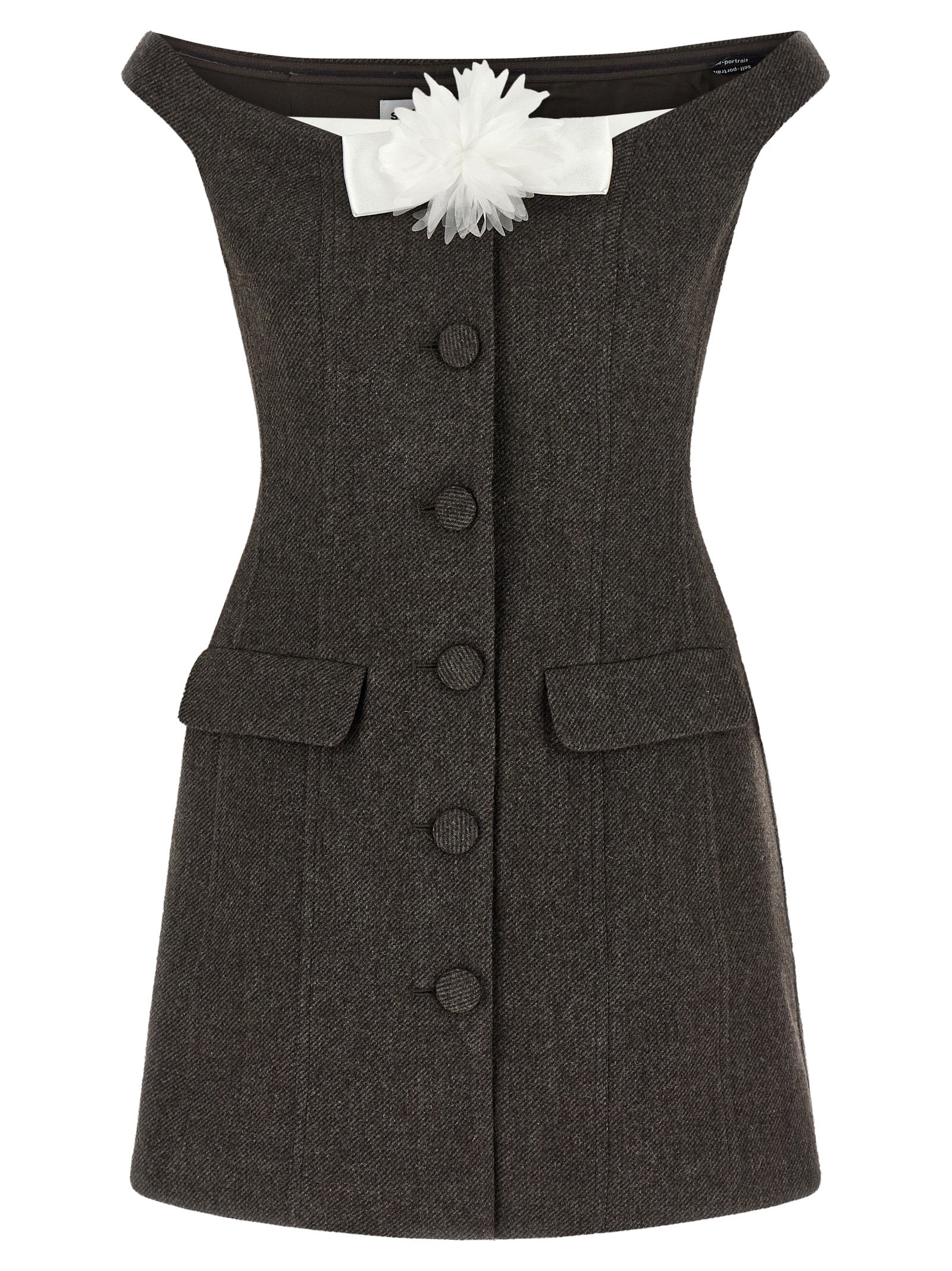 Self Portrait Women Bardot Neckline Dress SELF-PORTRAIT