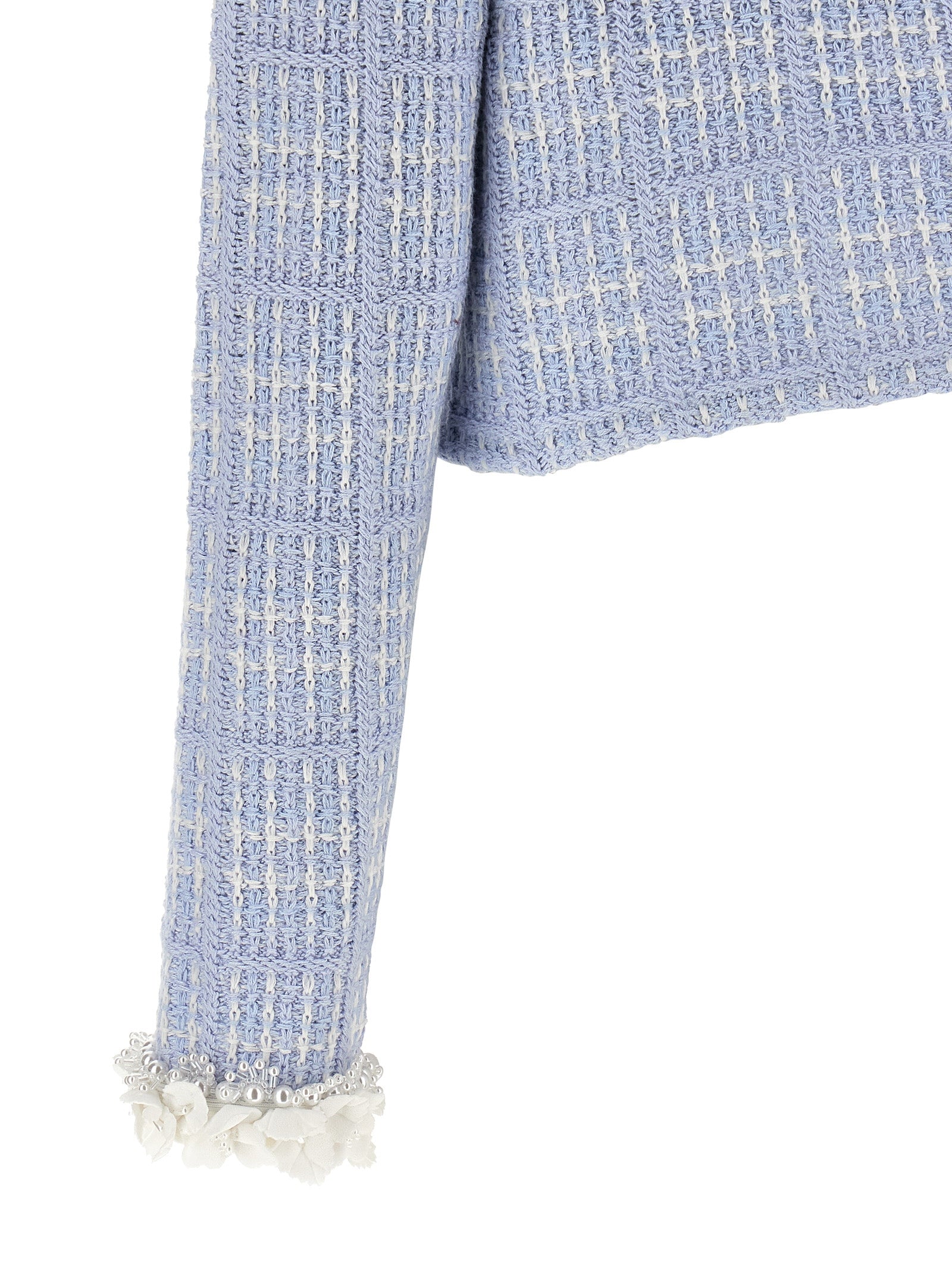 Self Portrait Women Check Knit Jacket SELF-PORTRAIT