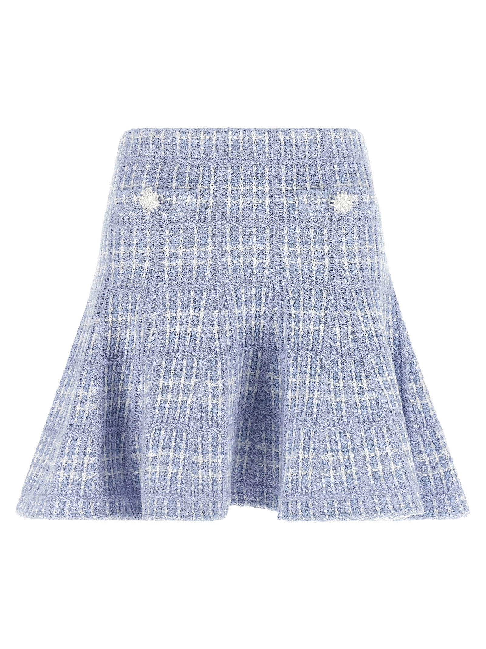 Self Portrait Women Check Knit Skirt SELF-PORTRAIT