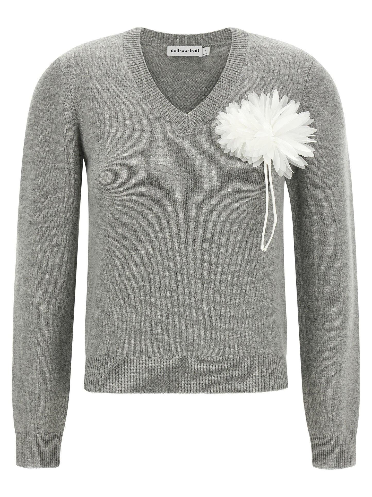 Self Portrait Women Fiore Pin Sweater SELF-PORTRAIT