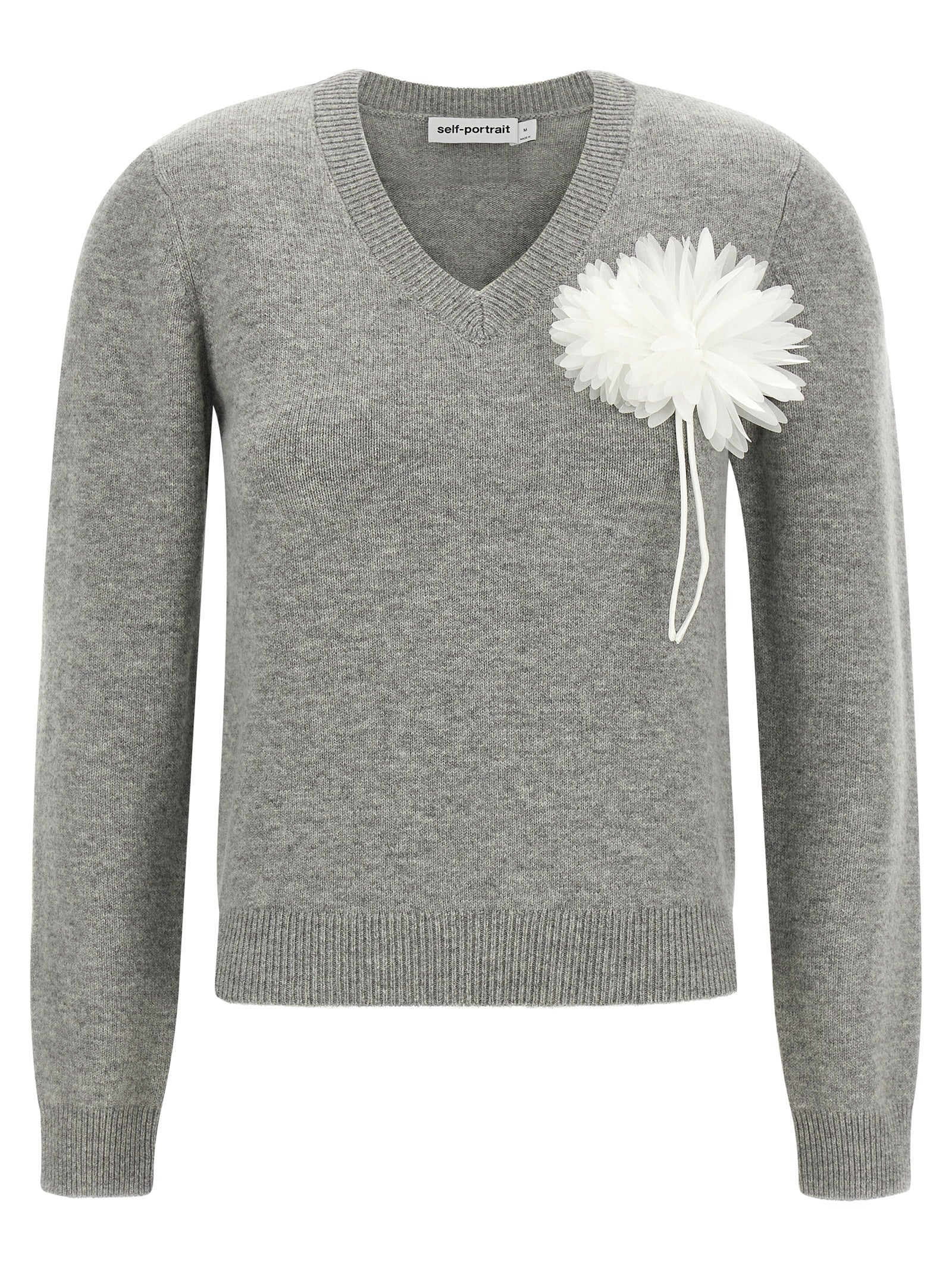 Self Portrait Women Fiore Pin Sweater SELF-PORTRAIT