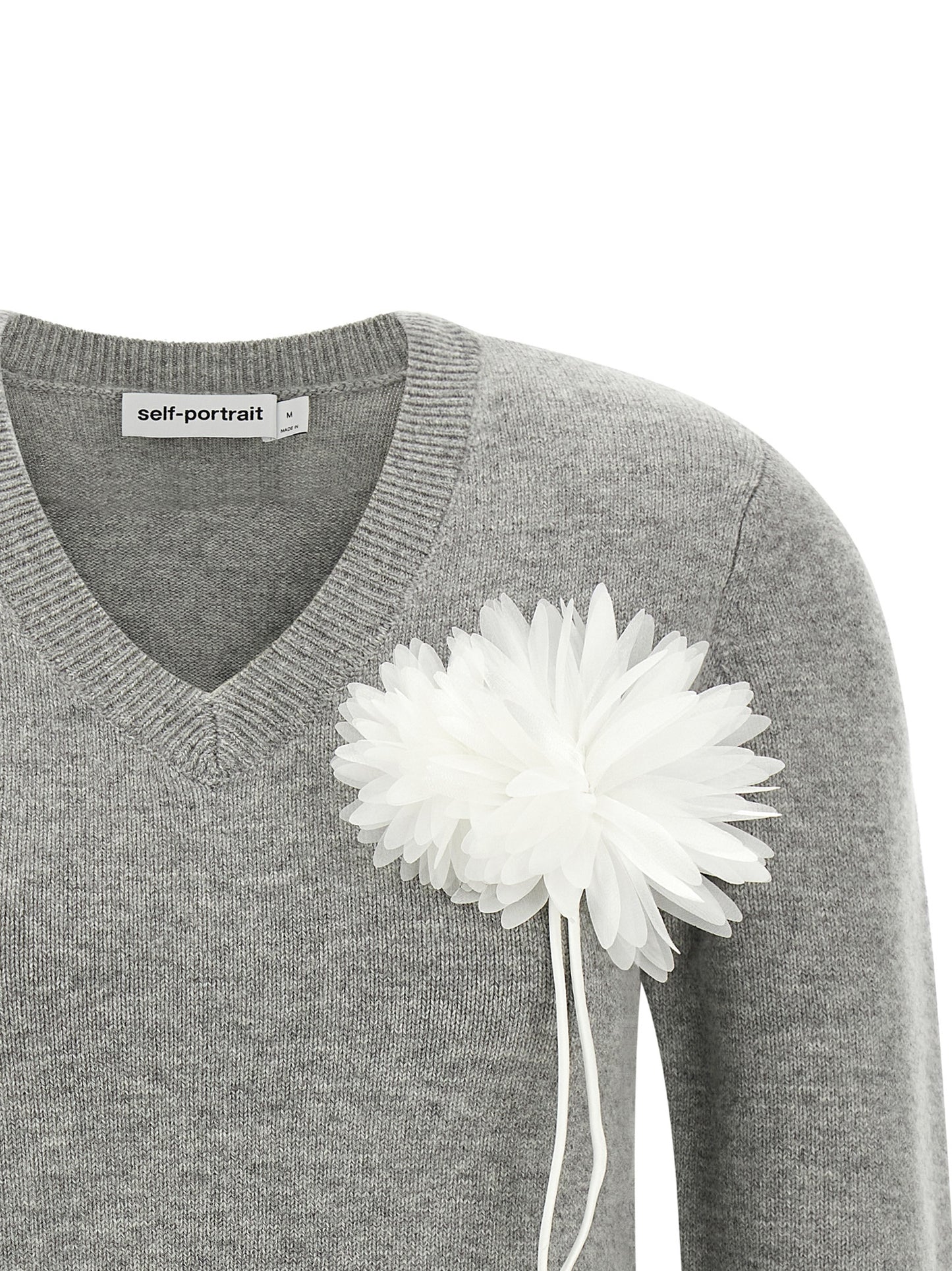 Self Portrait Women Fiore Pin Sweater SELF-PORTRAIT