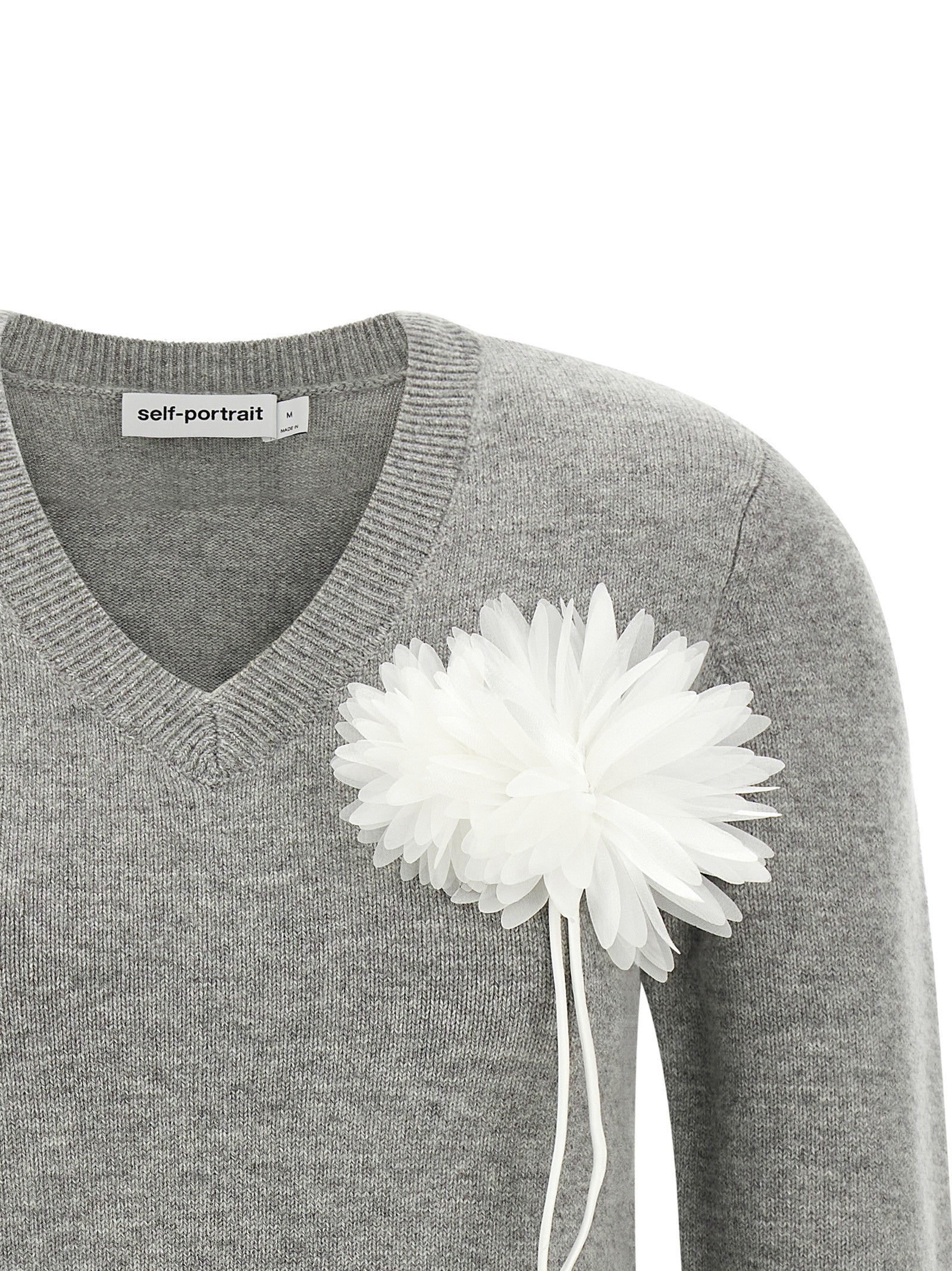 Self Portrait Women Fiore Pin Sweater SELF-PORTRAIT