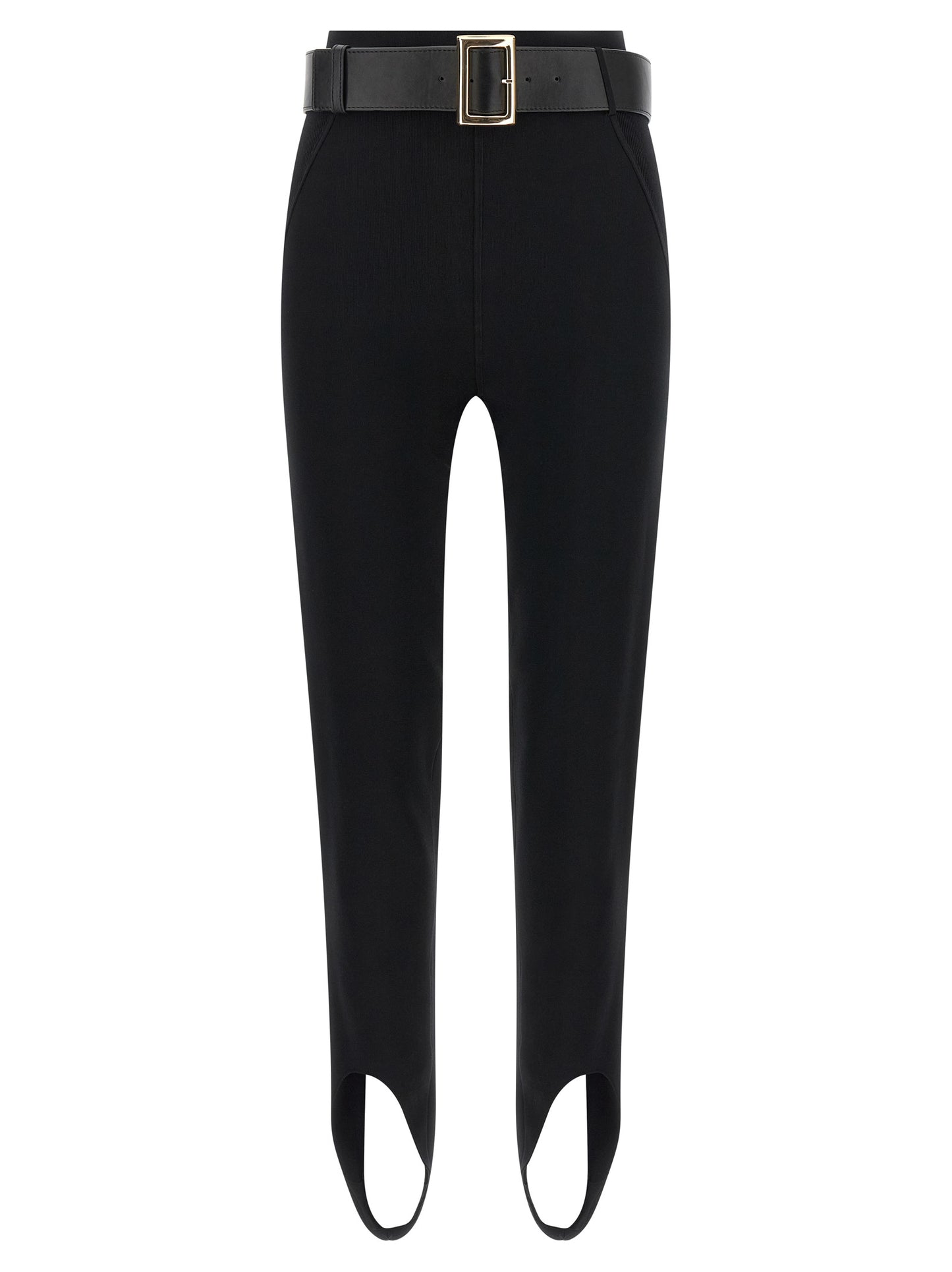 Self Portrait Women Leggings With Stirrup And Belt SELF-PORTRAIT