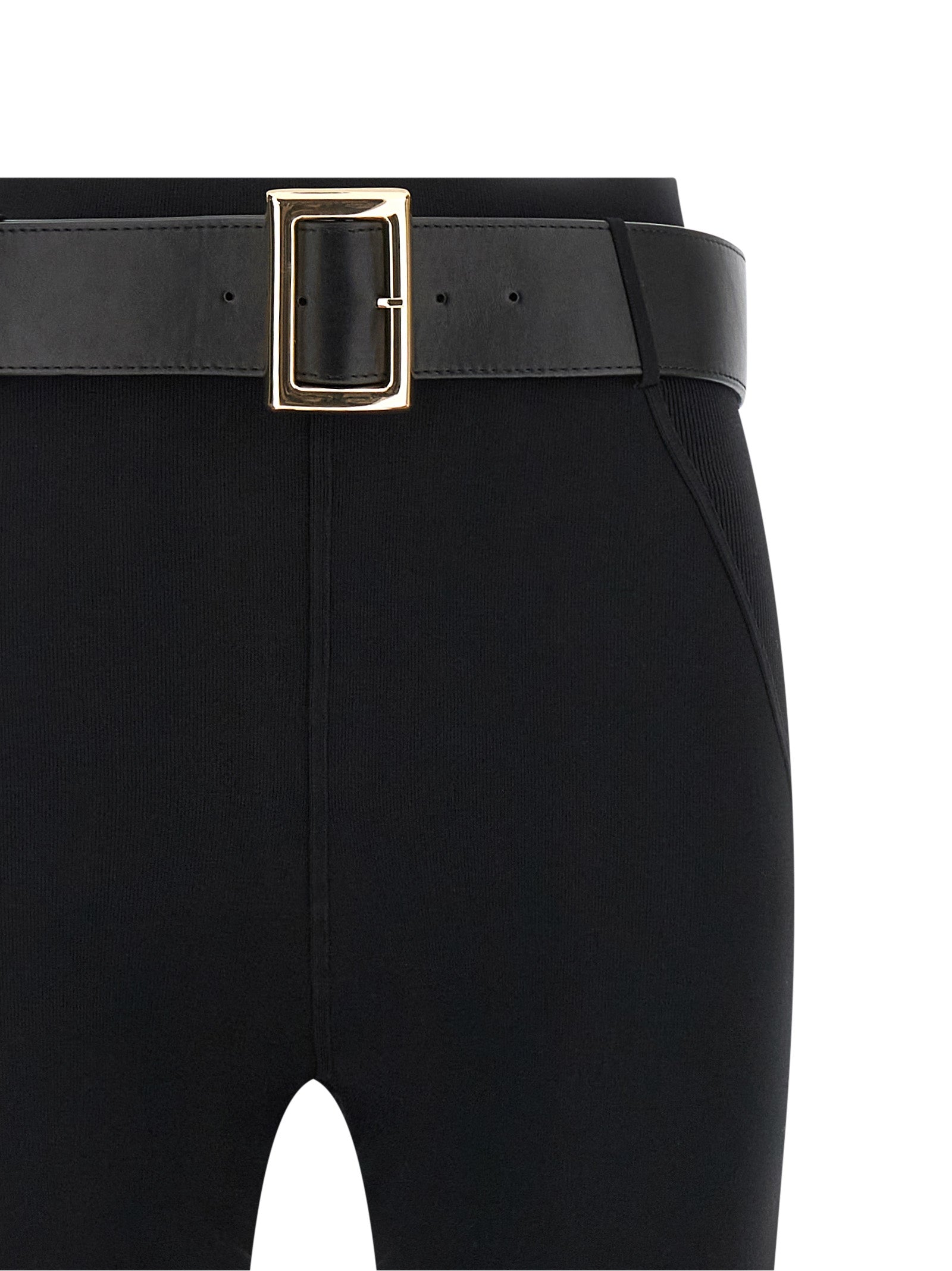 Self Portrait Women Leggings With Stirrup And Belt SELF-PORTRAIT