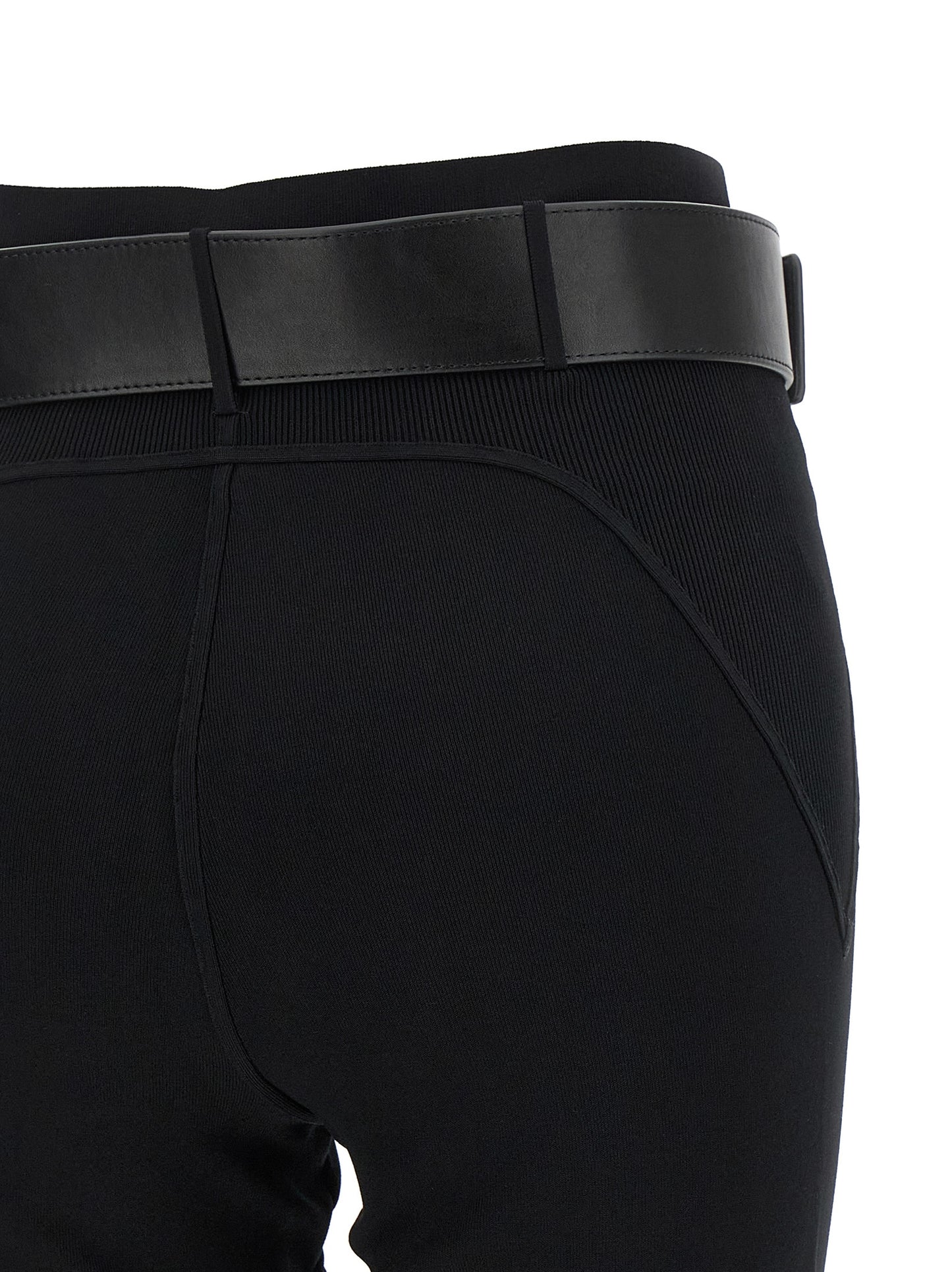 Self Portrait Women Leggings With Stirrup And Belt SELF-PORTRAIT