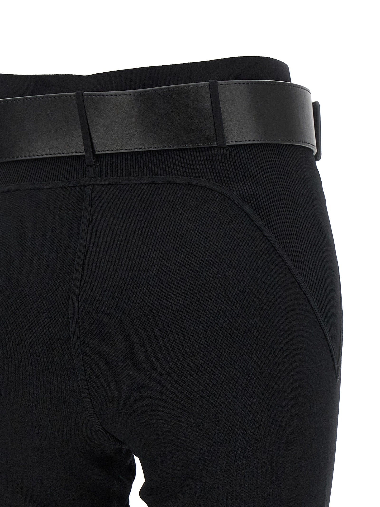 Self Portrait Women Leggings With Stirrup And Belt SELF-PORTRAIT