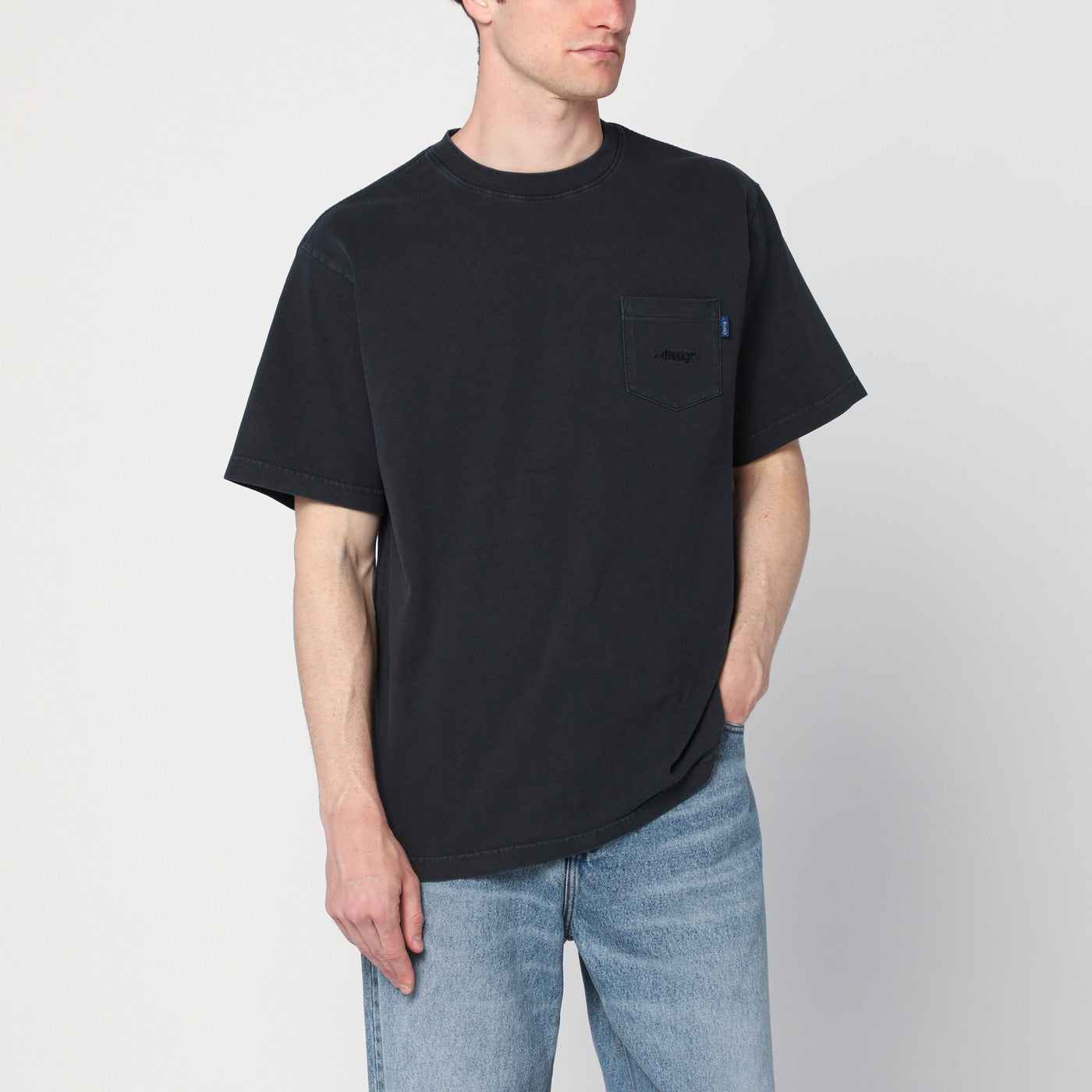 Awake Ny Black Cotton T-Shirt Men Awake NY