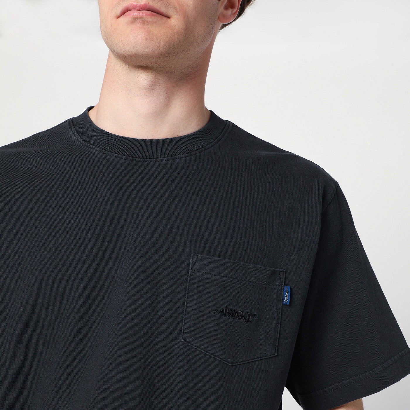 Awake Ny Black Cotton T-Shirt Men Awake NY