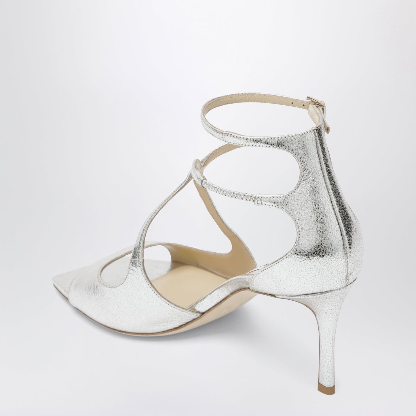 Jimmy Choo Champagne Azia 75 Sandal Women JIMMY CHOO