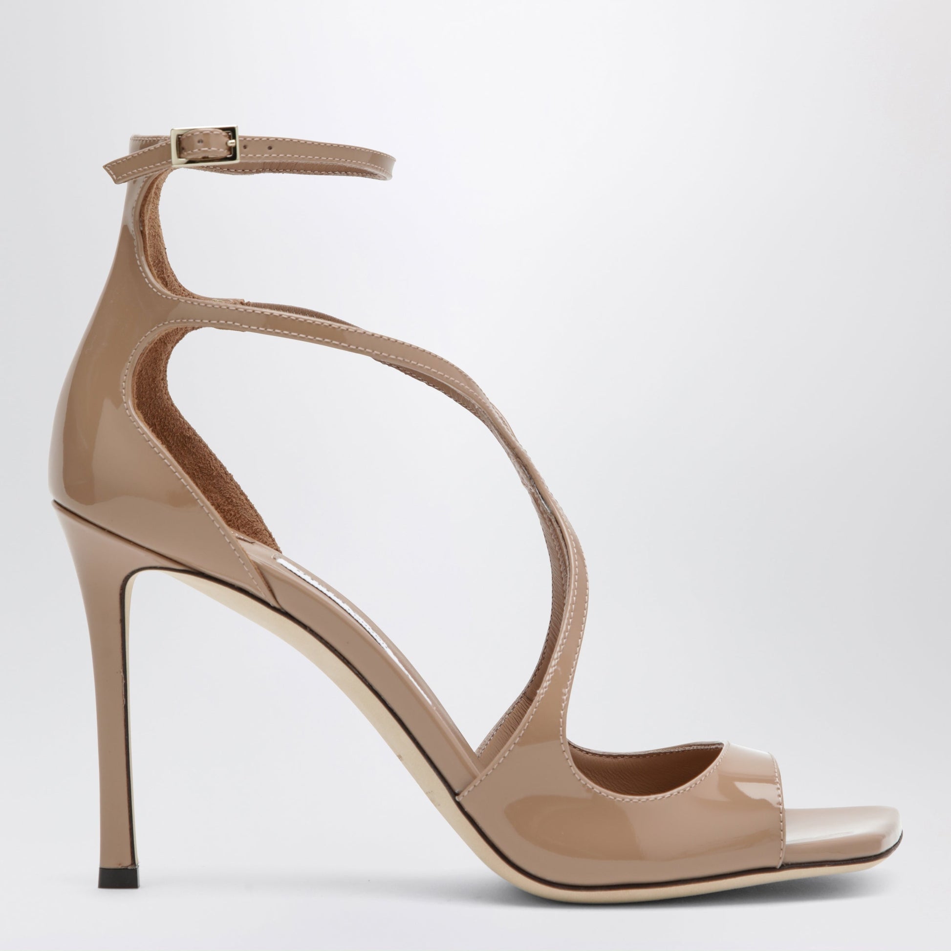 Jimmy Choo Azia Patent Leather Sandals In Pastel Pink Women JIMMY CHOO