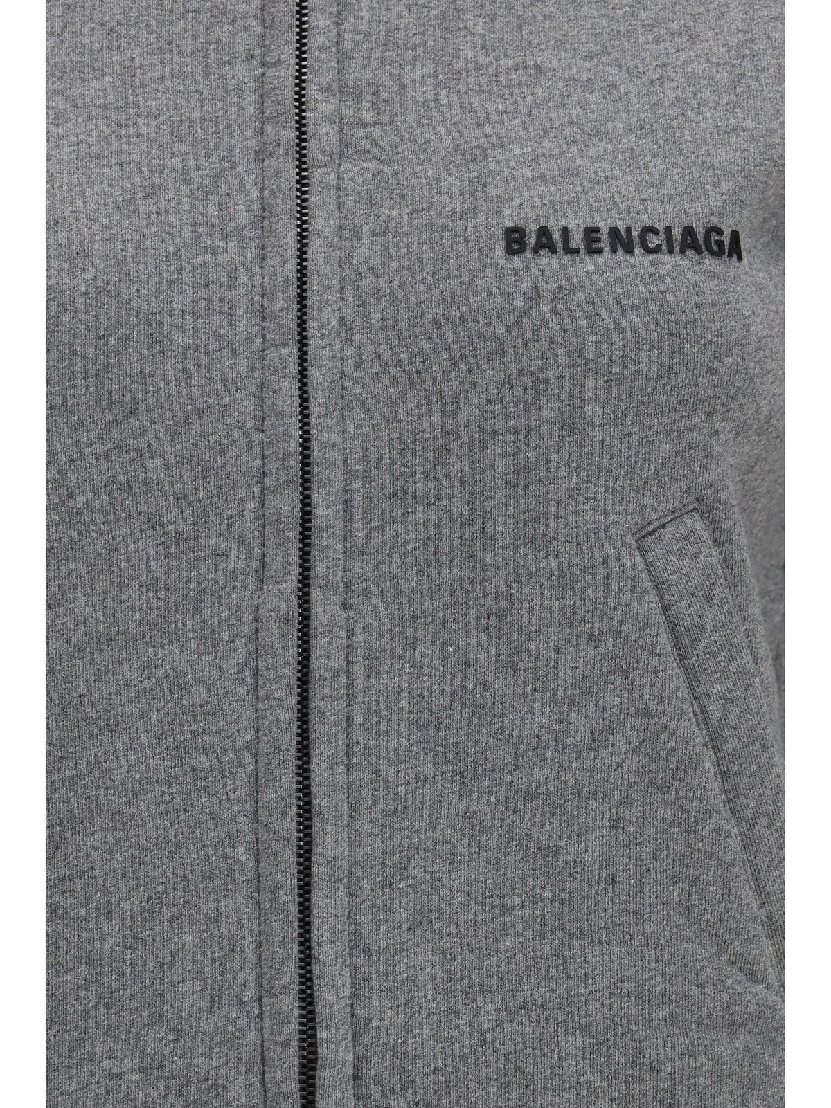 Balenciaga Women Fitted Zip-Up Hoodie BALENCIAGA