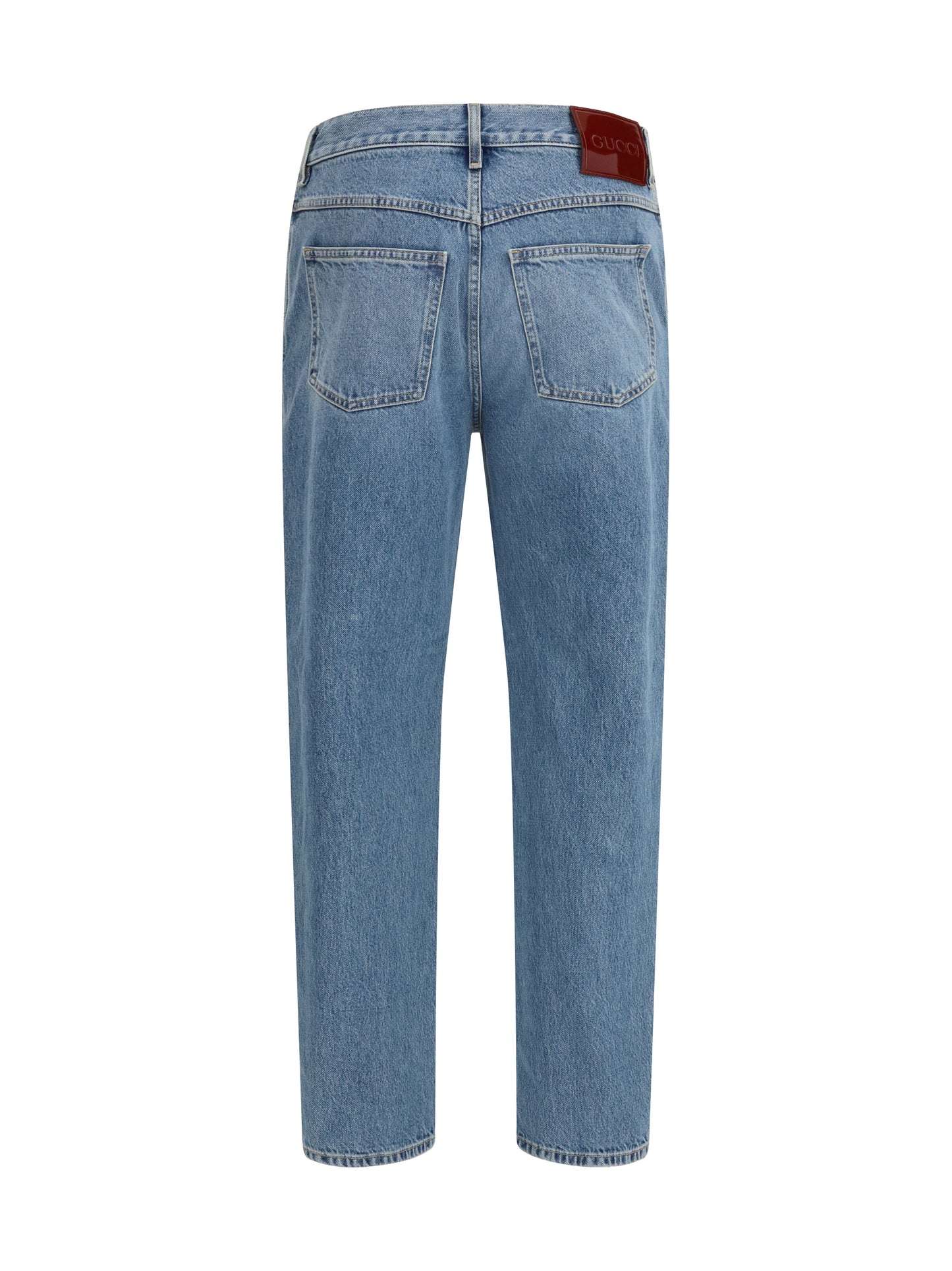 Gucci Men Slim-Fit Pants In Certified Cotton Denim GUCCI