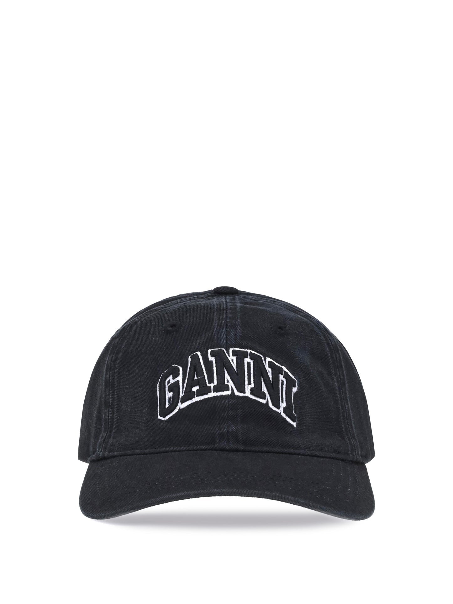 Ganni Women Logo Baseball Cap GANNI
