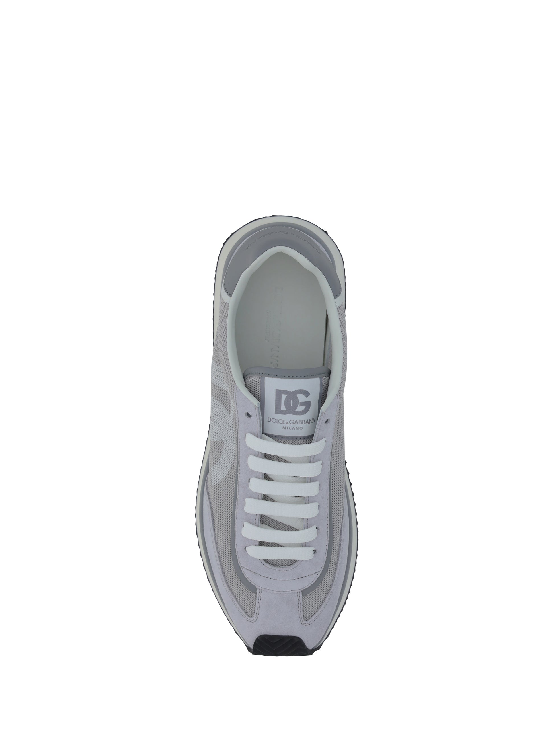 Dolce & Gabbana Men Suede Leather Sneakers DOLCE & GABBANA