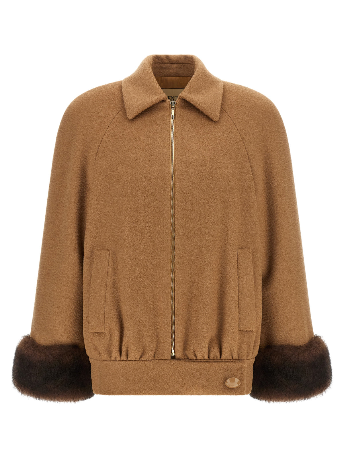 Valentino Garavani Women Valentino Garavani Fur Insert Caban VALENTINO GARAVANI
