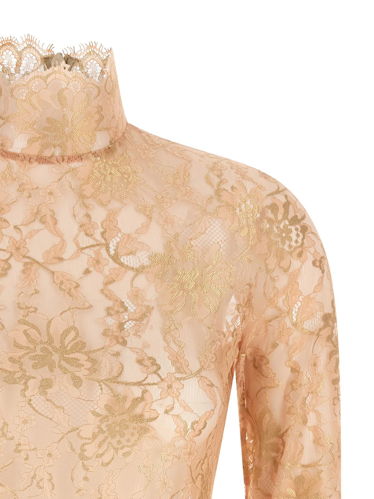 Valentino Garavani Women Valentino Garavani Lurex Lace Bodysuit VALENTINO GARAVANI