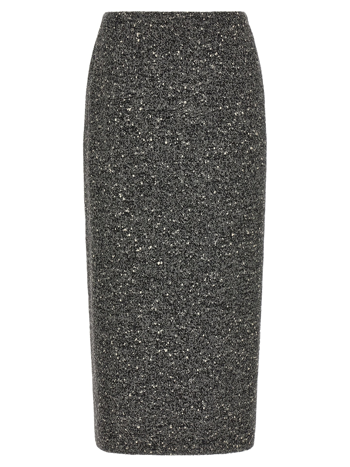Valentino Garavani Women Valentino Garavani Chevron Bouclé Skirt VALENTINO GARAVANI