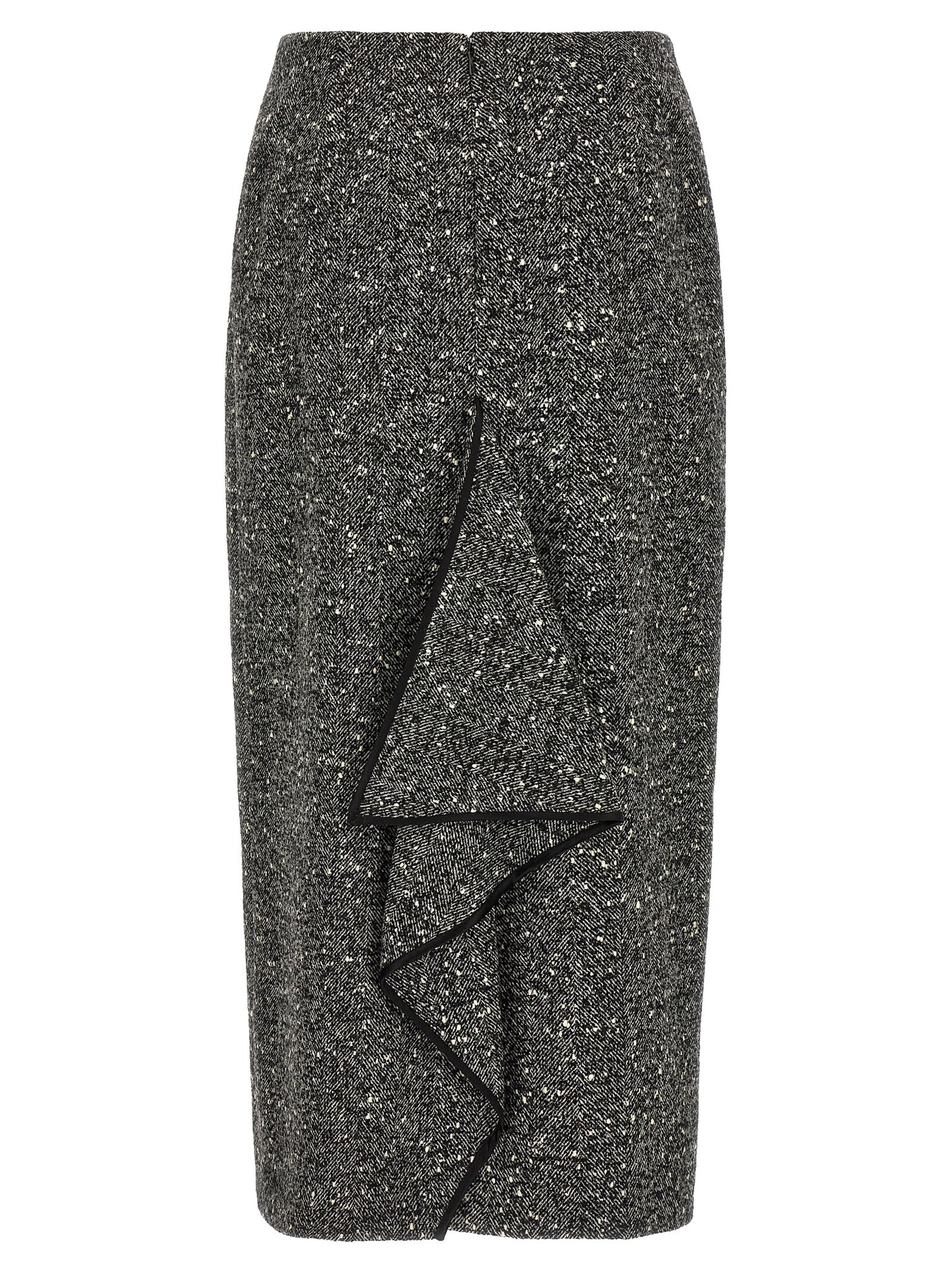 Valentino Garavani Women Valentino Garavani Chevron Bouclé Skirt VALENTINO GARAVANI