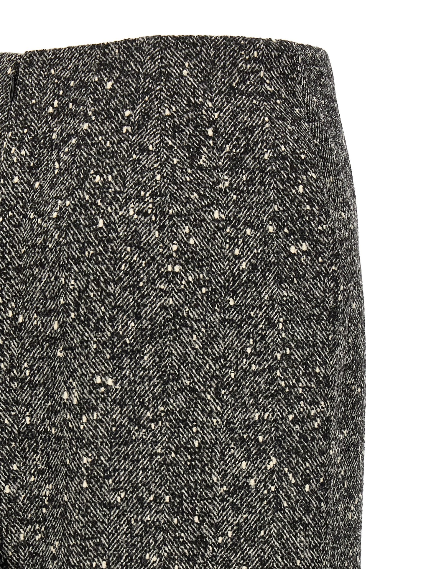 Valentino Garavani Women Valentino Garavani Chevron Bouclé Skirt VALENTINO GARAVANI