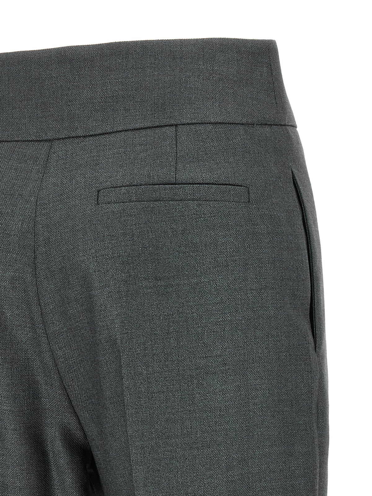 Valentino Garavani Women Valentino Garavani Textured Silk Wool Pants VALENTINO GARAVANI