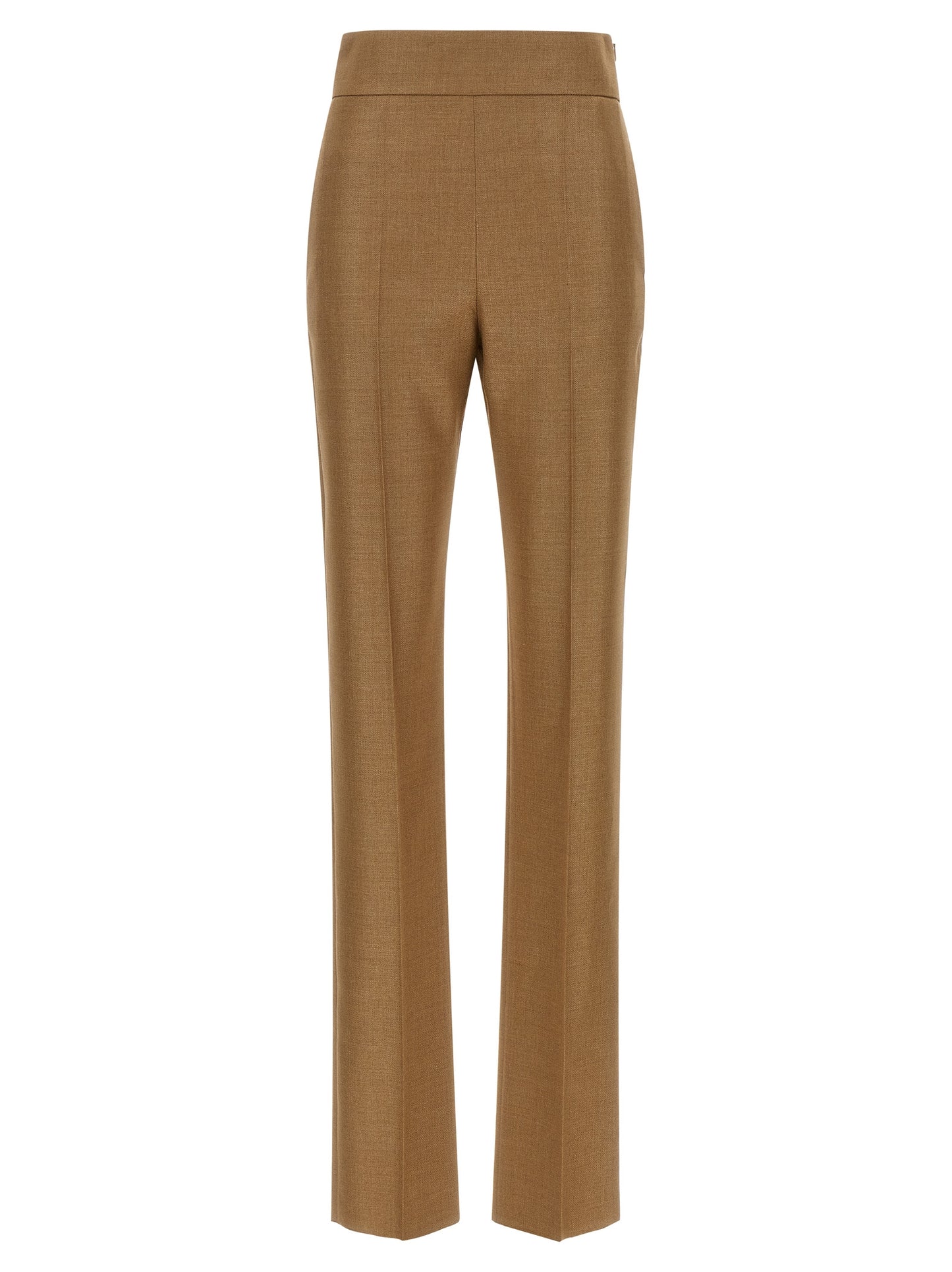Valentino Garavani Women Valentino Garavani Textured Silk Wool Pants VALENTINO GARAVANI