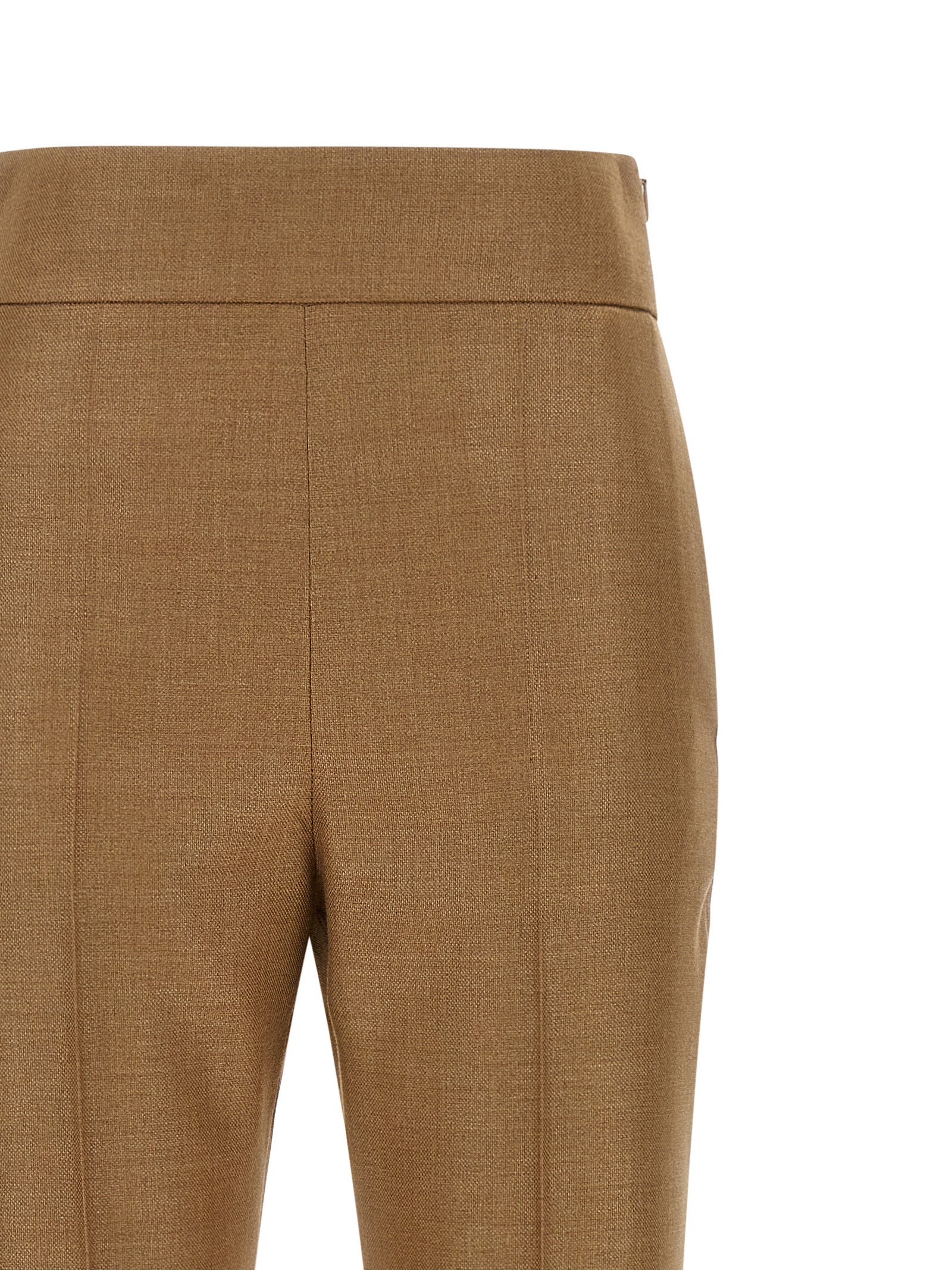 Valentino Garavani Women Valentino Garavani Textured Silk Wool Pants VALENTINO GARAVANI
