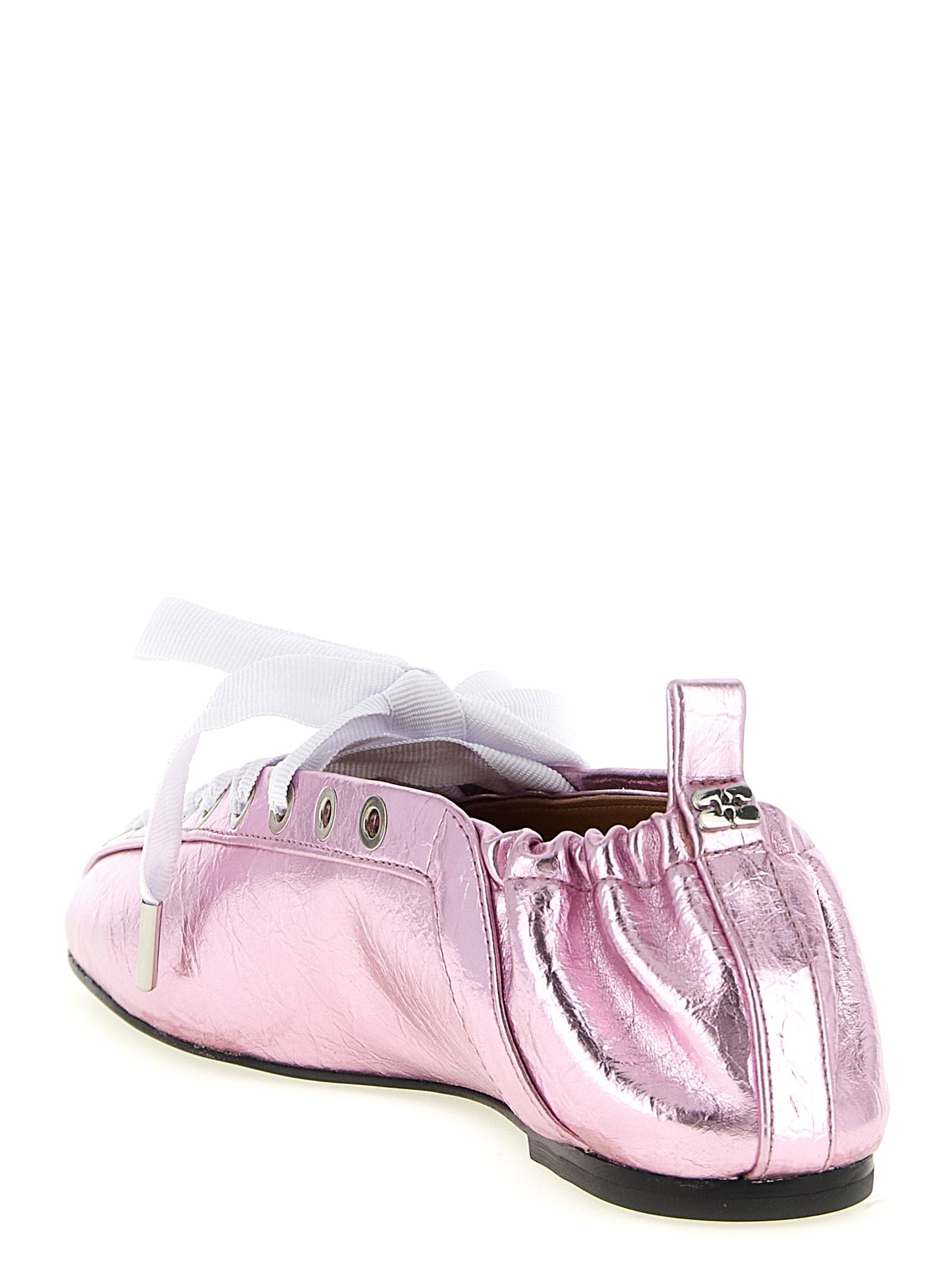 Ganni Women 'Lace-Up' Ballet Flats GANNI