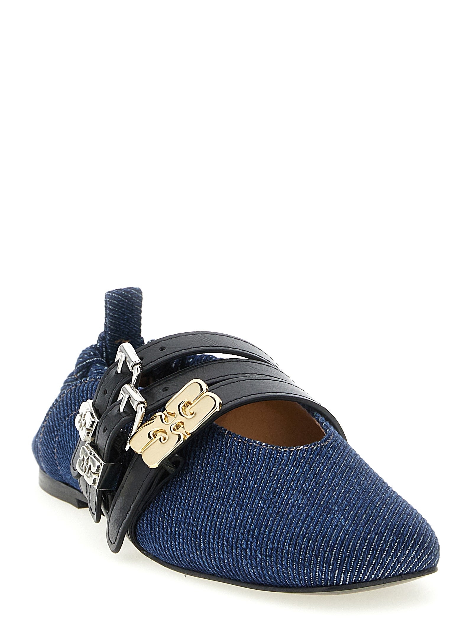 Ganni Women 'Sue Triple' Ballet Flats GANNI