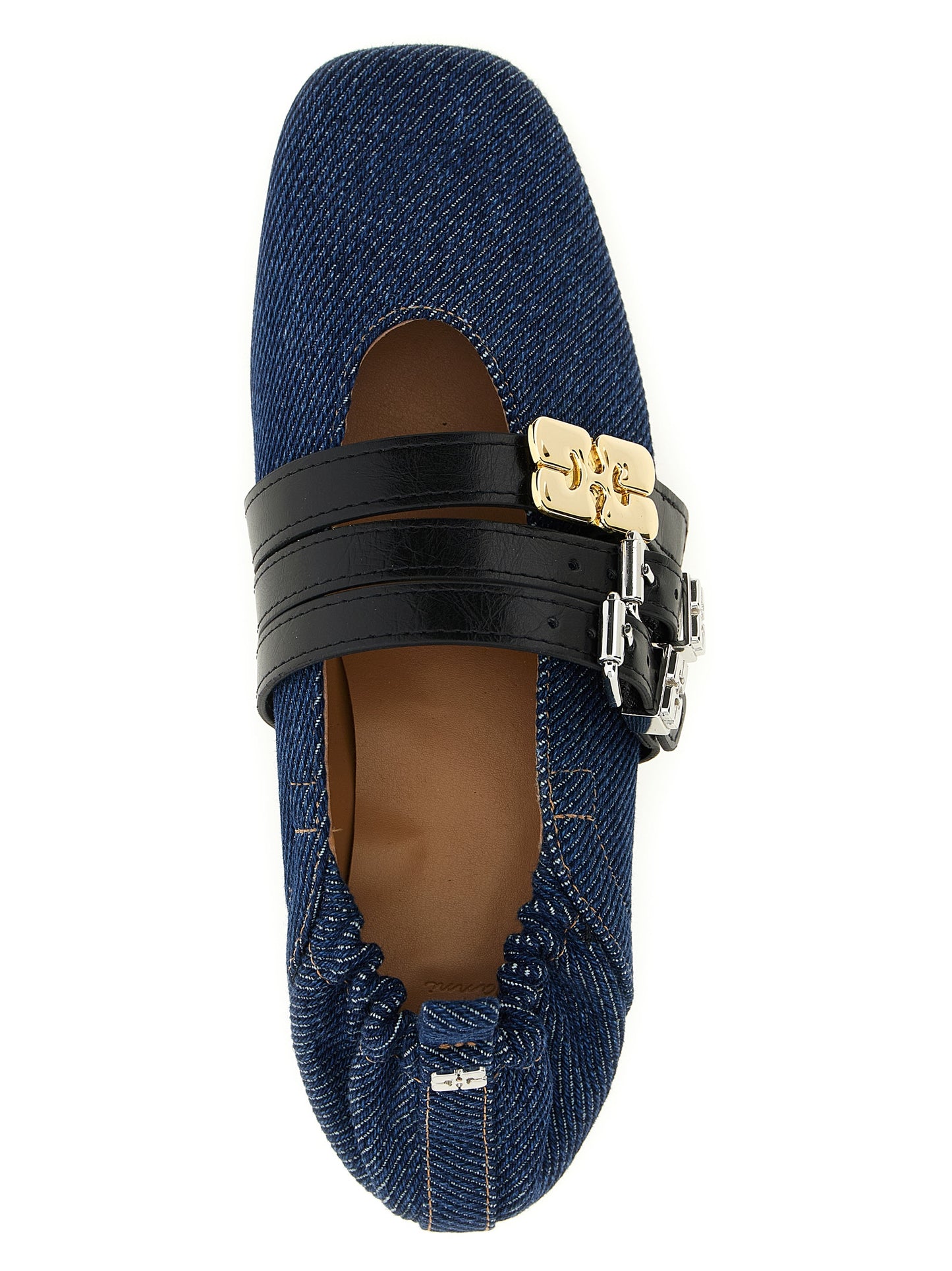 Ganni Women 'Sue Triple' Ballet Flats GANNI