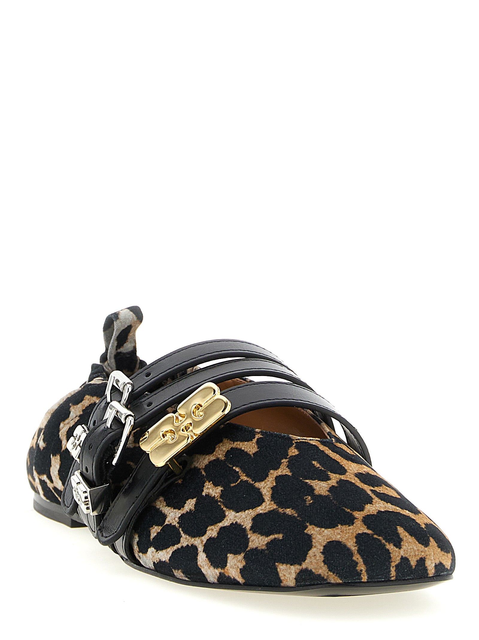 Ganni Women 'Sue Triple' Ballet Flats GANNI