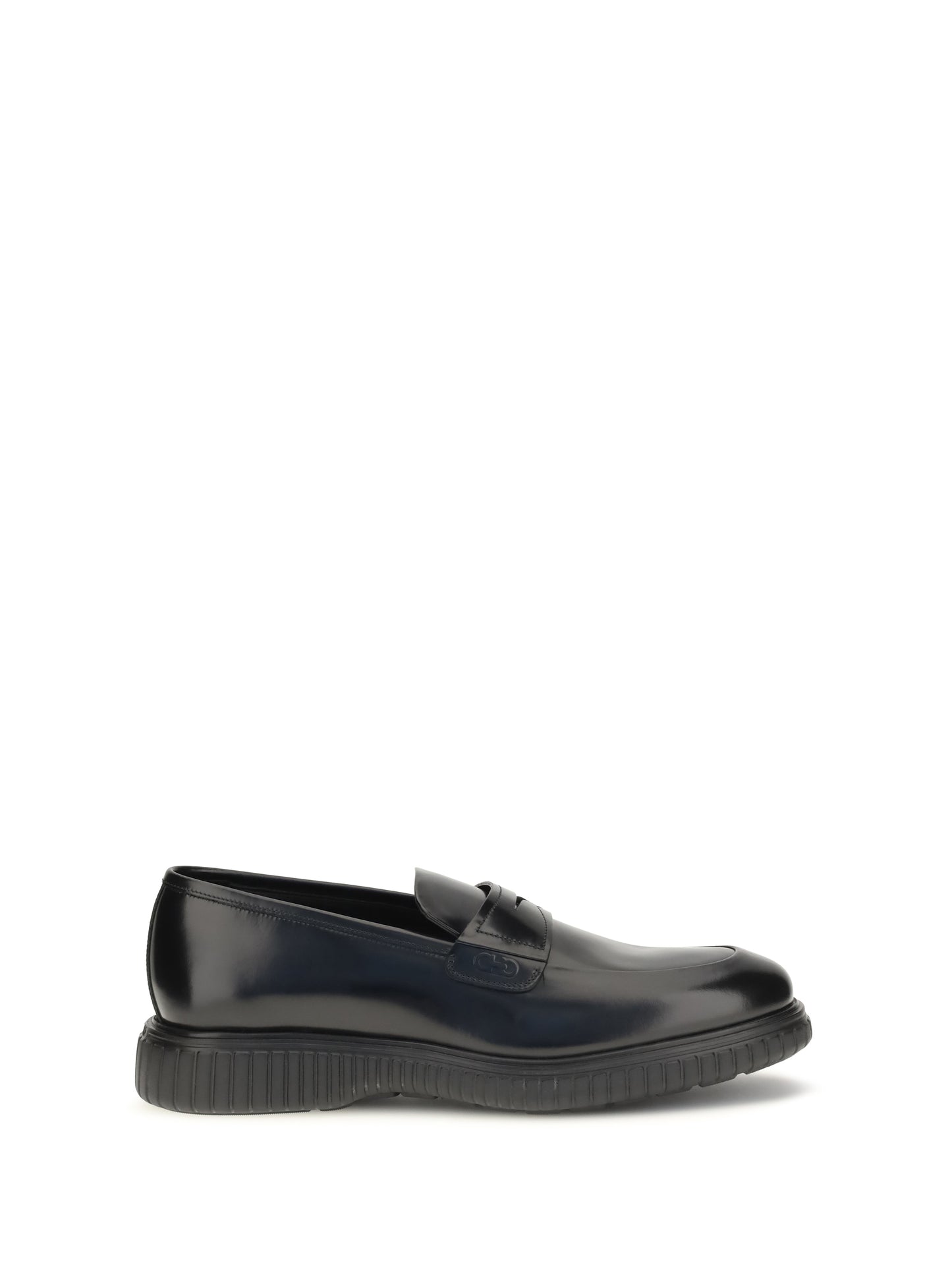 Ferragamo Men Brushed Calfskin Loafers FERRAGAMO