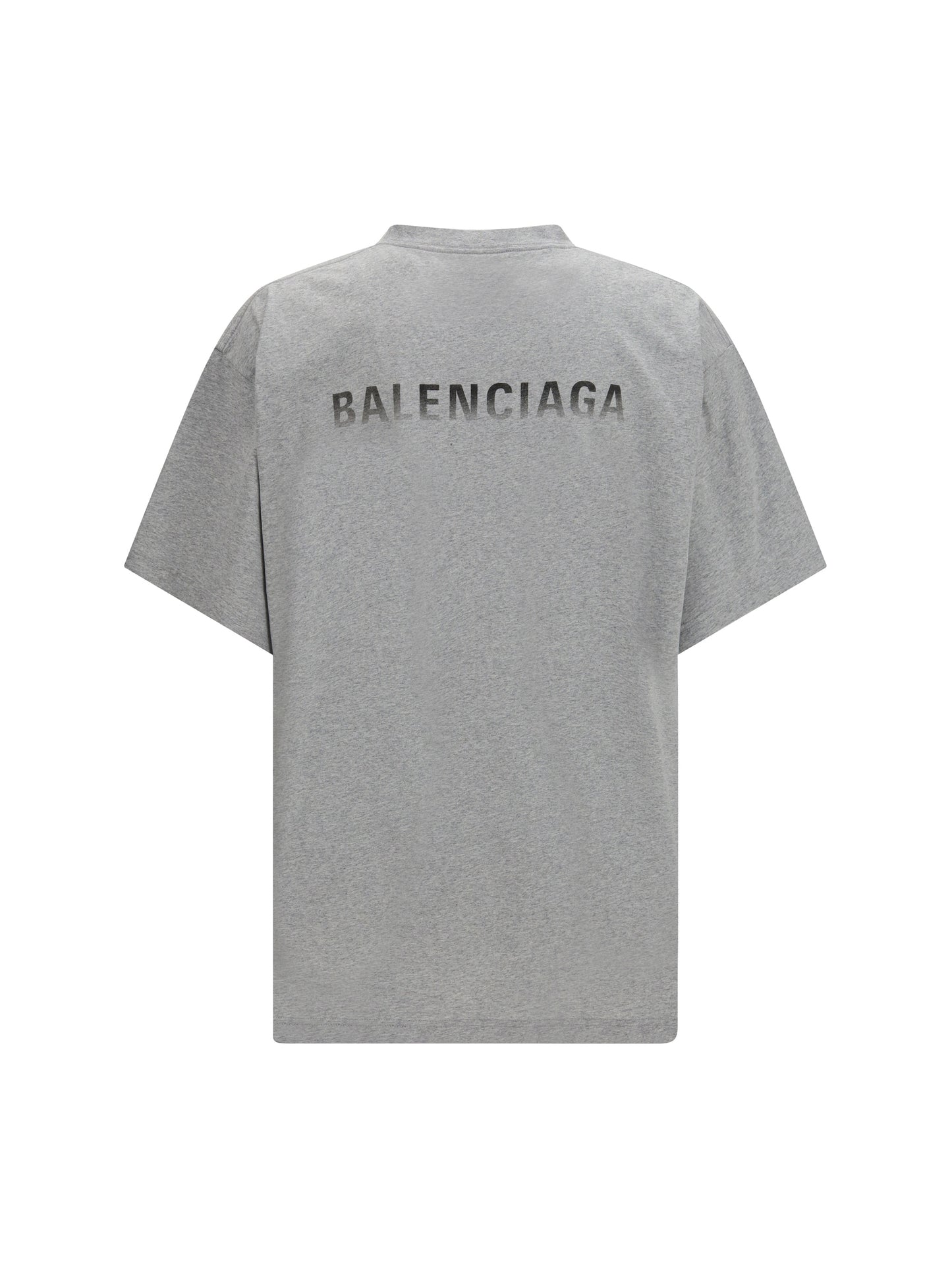Balenciaga Men Cotton Logo T-Shirt BALENCIAGA