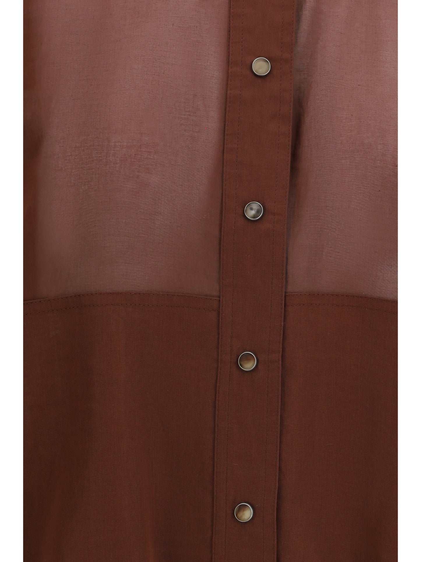 Brunello Cucinelli Women Cotton Organza Shirt BRUNELLO CUCINELLI