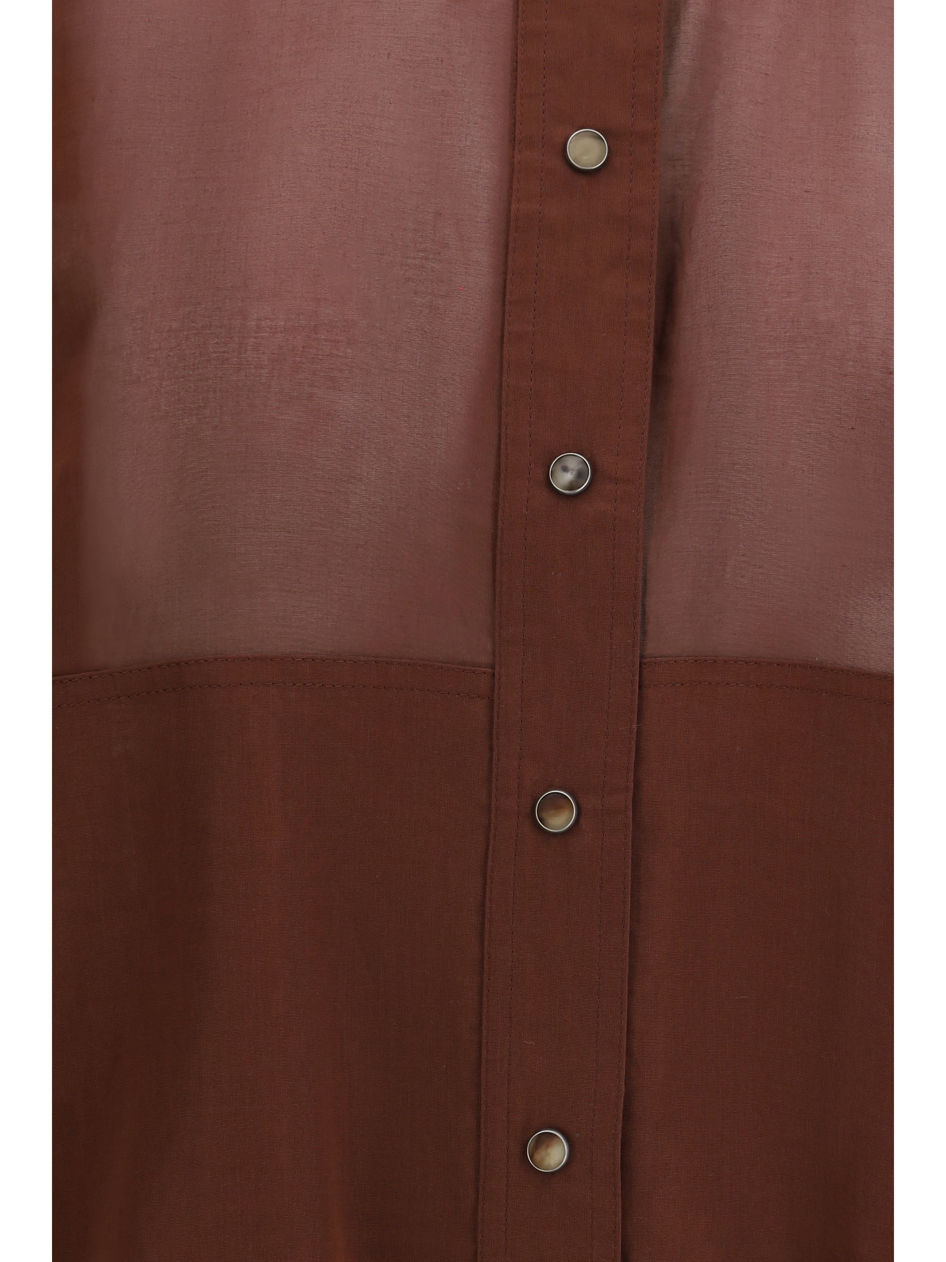 Brunello Cucinelli Women Cotton Organza Shirt BRUNELLO CUCINELLI