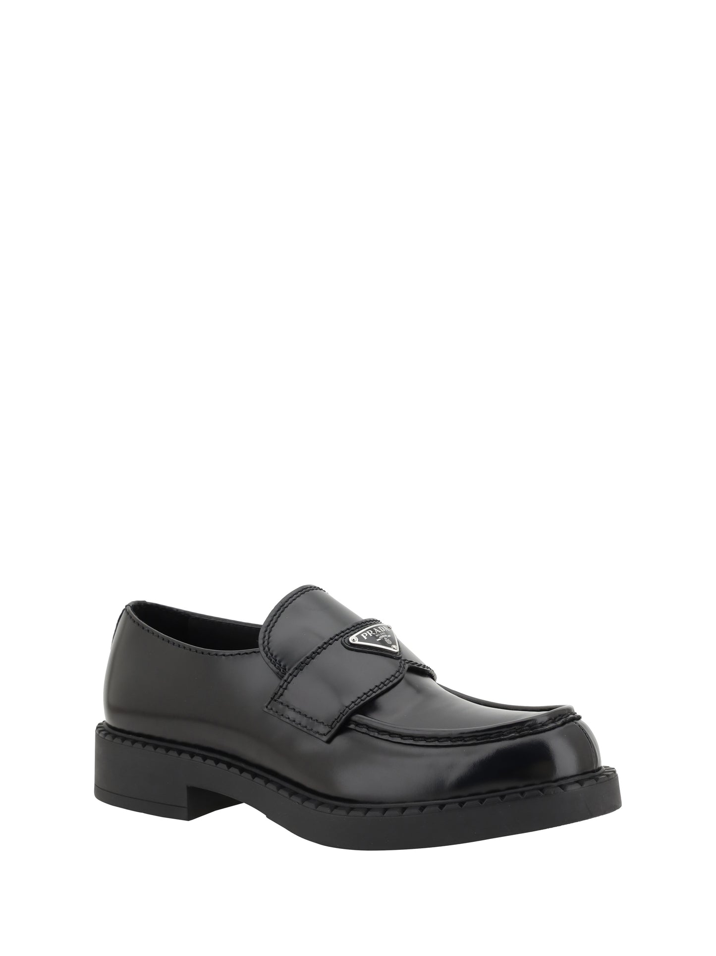 Prada Men Leather Loafers PRADA