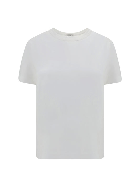 Brunello Cucinelli Women Monochrome T-Shirt