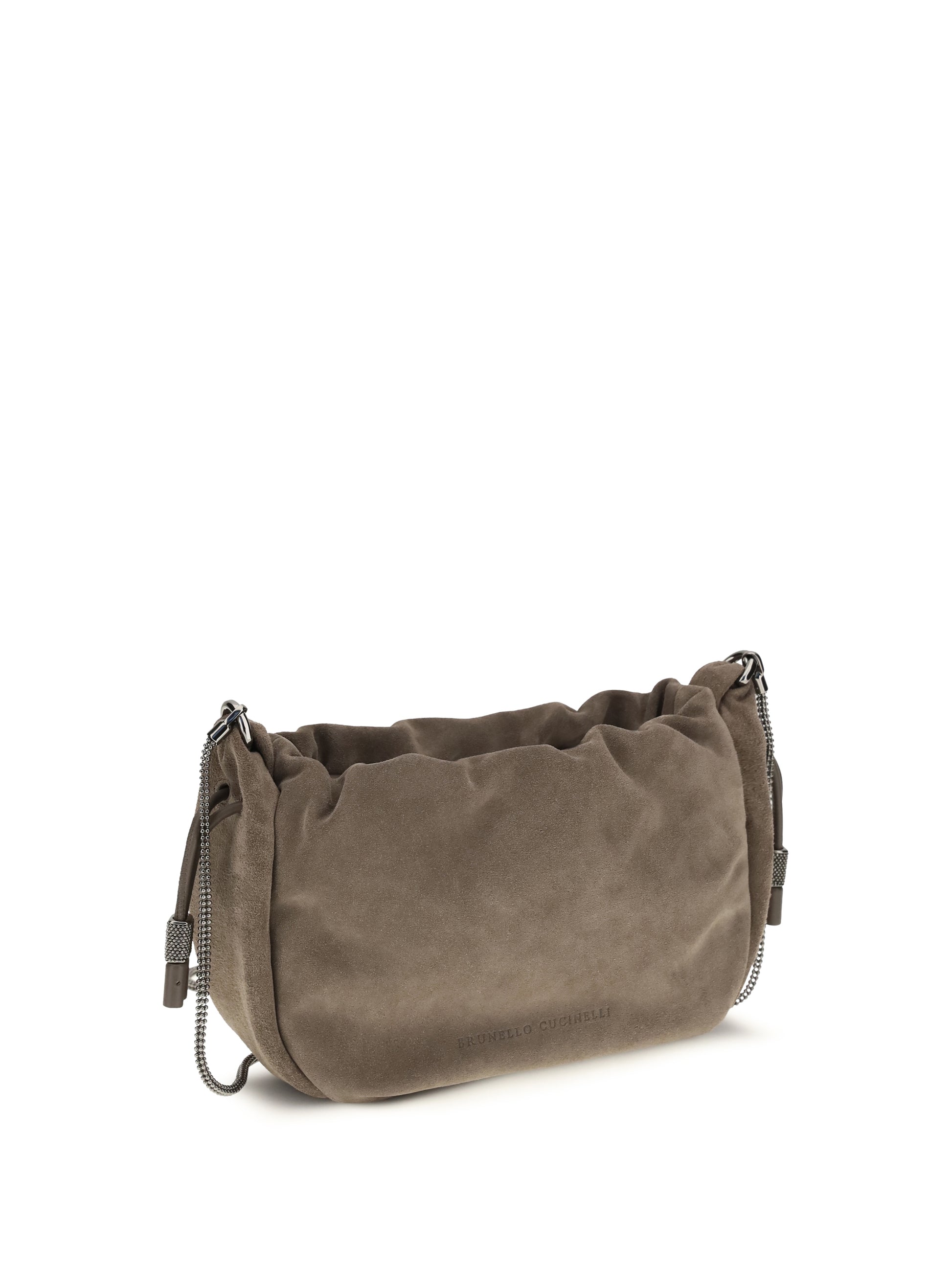 Brunello Cucinelli Women Suede Shoulder Bag BRUNELLO CUCINELLI