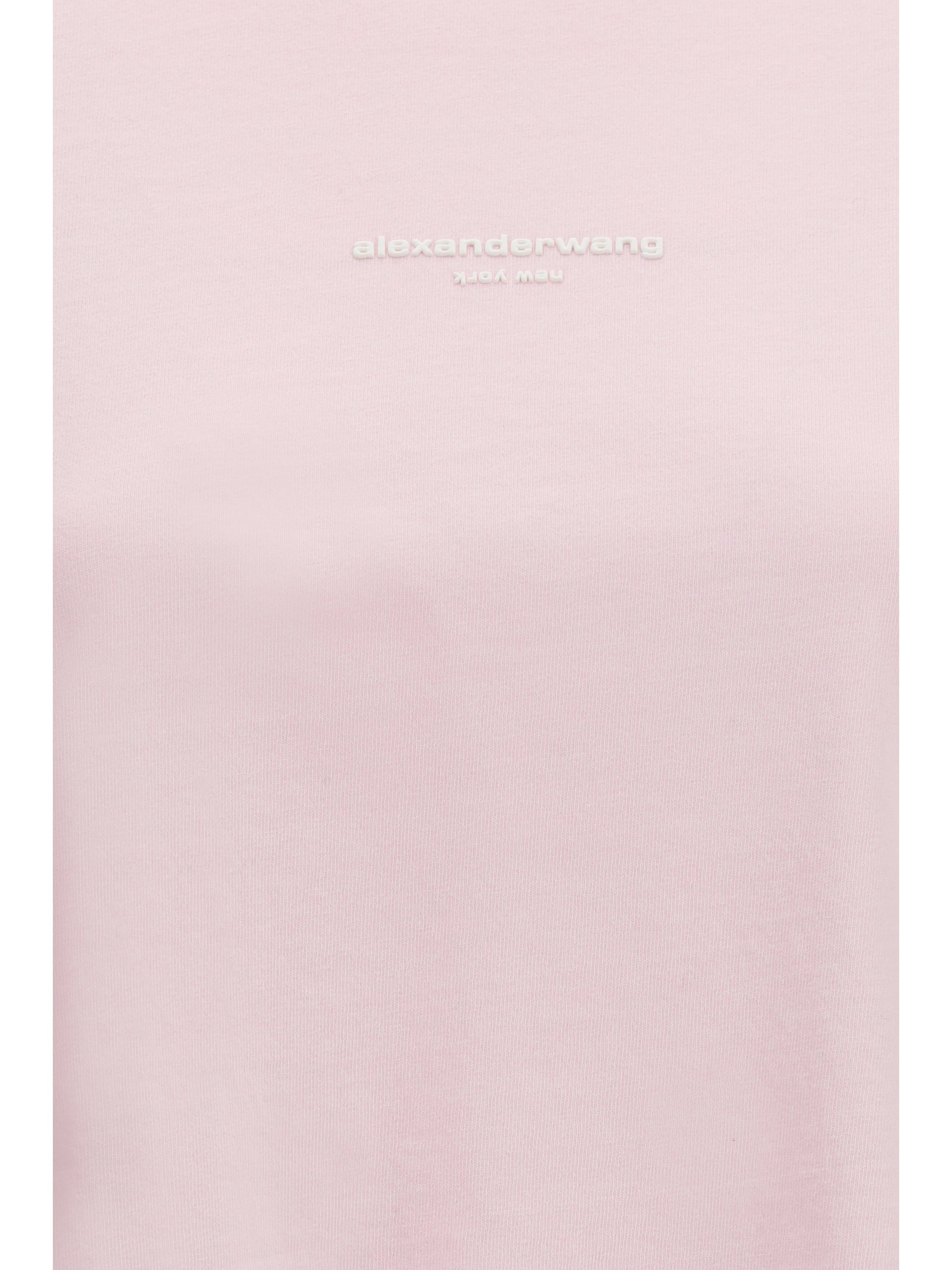 Alexander Wang Women Short-Sleeve T-Shirt With Central Logo Print ALEXANDER WANG