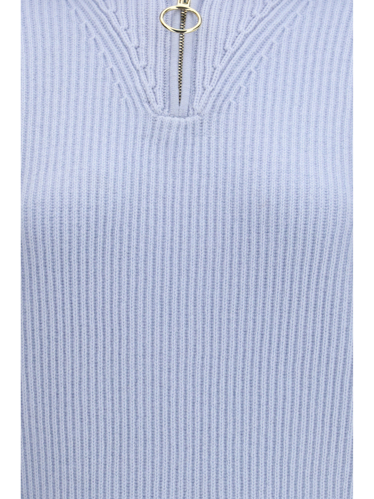 Forte_Forte Women Wool And Cashmere Half Zip Sweater FORTE FORTE