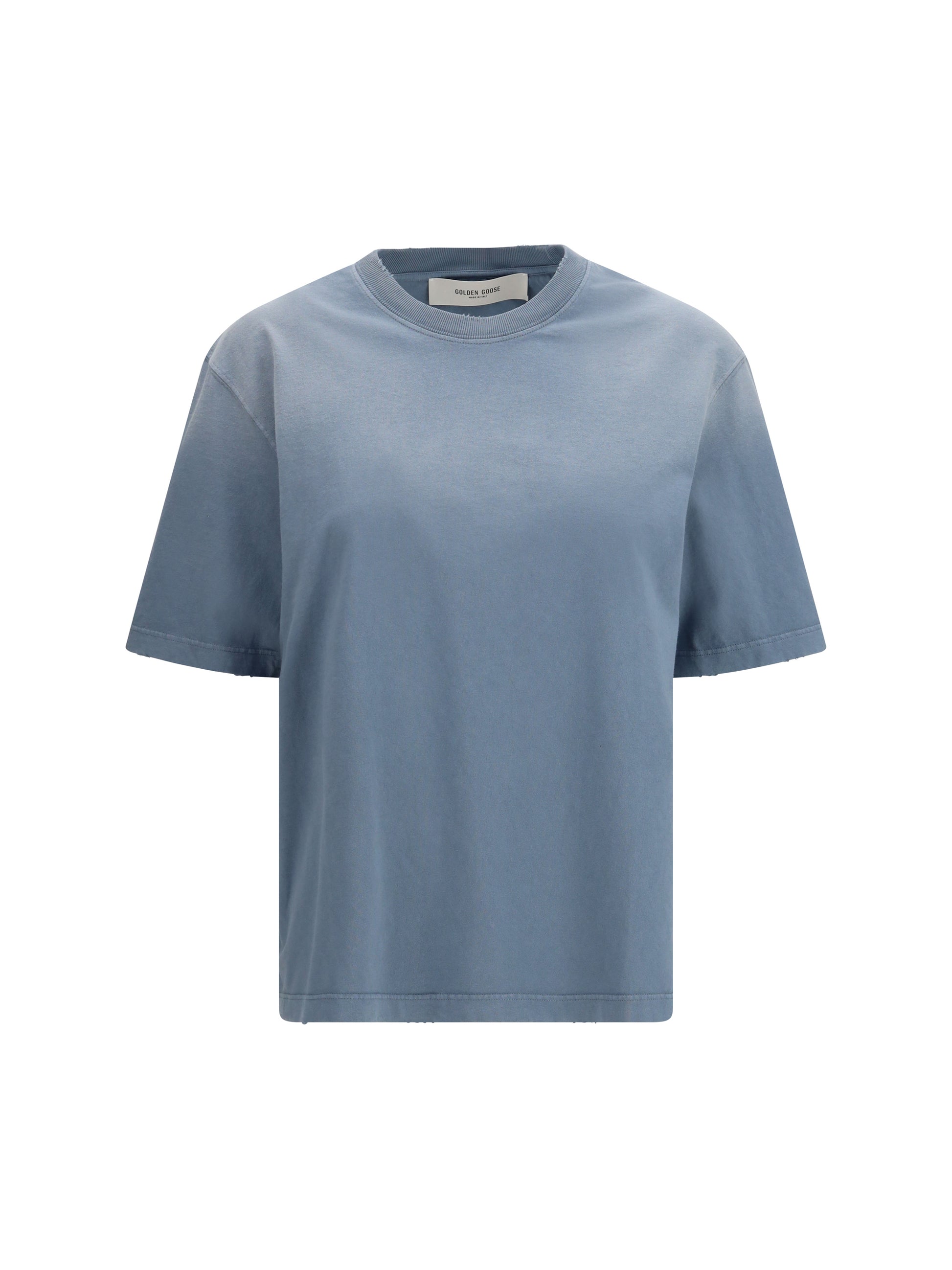 Golden Goose Women T-Shirt Crewneck With Logo Patch GOLDEN GOOSE
