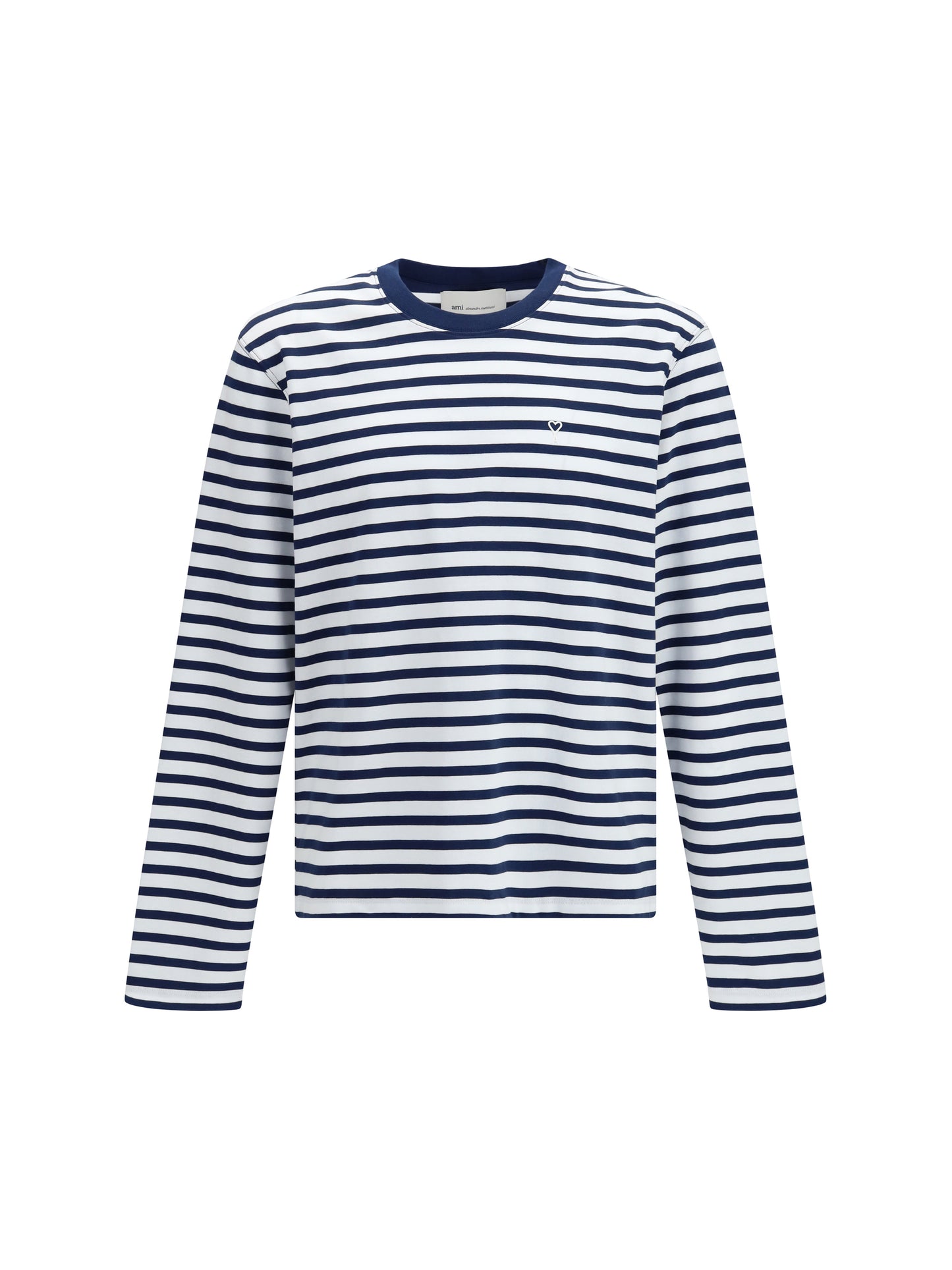 Ami Paris Women Ami De Coeur Marinière Long-Sleeve T-Shirt AMI PARIS