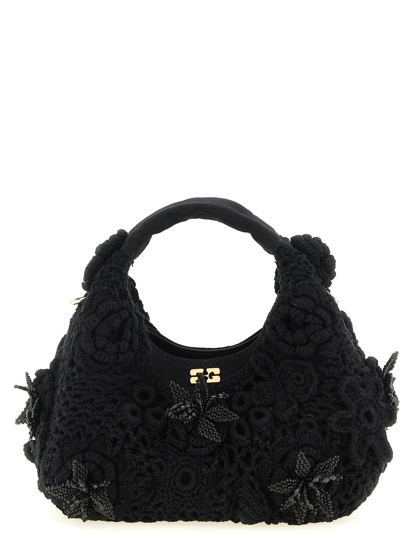 Ganni Women 'Mini Hobo Crochet' Handbag GANNI
