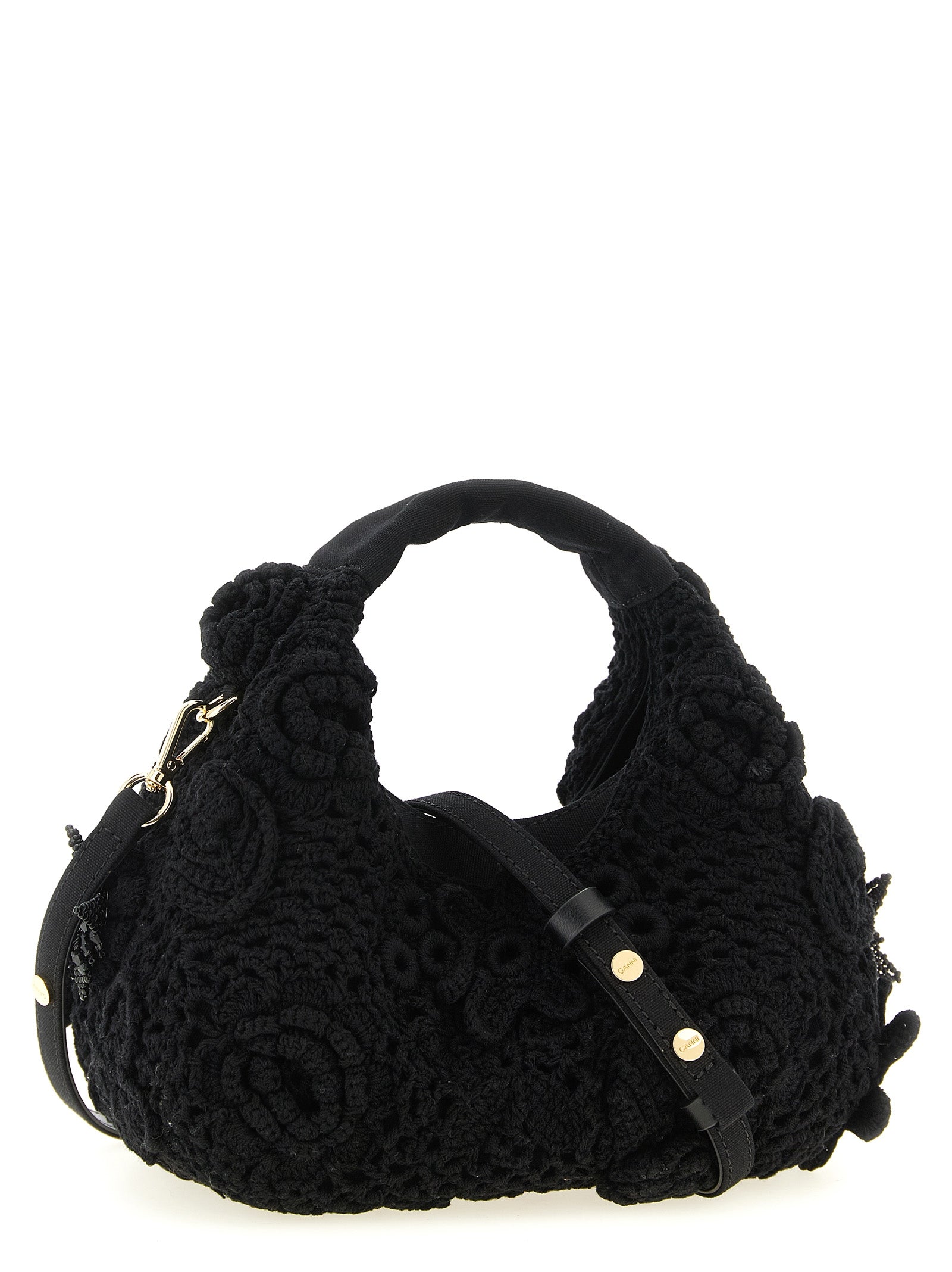 Ganni Women 'Mini Hobo Crochet' Handbag GANNI