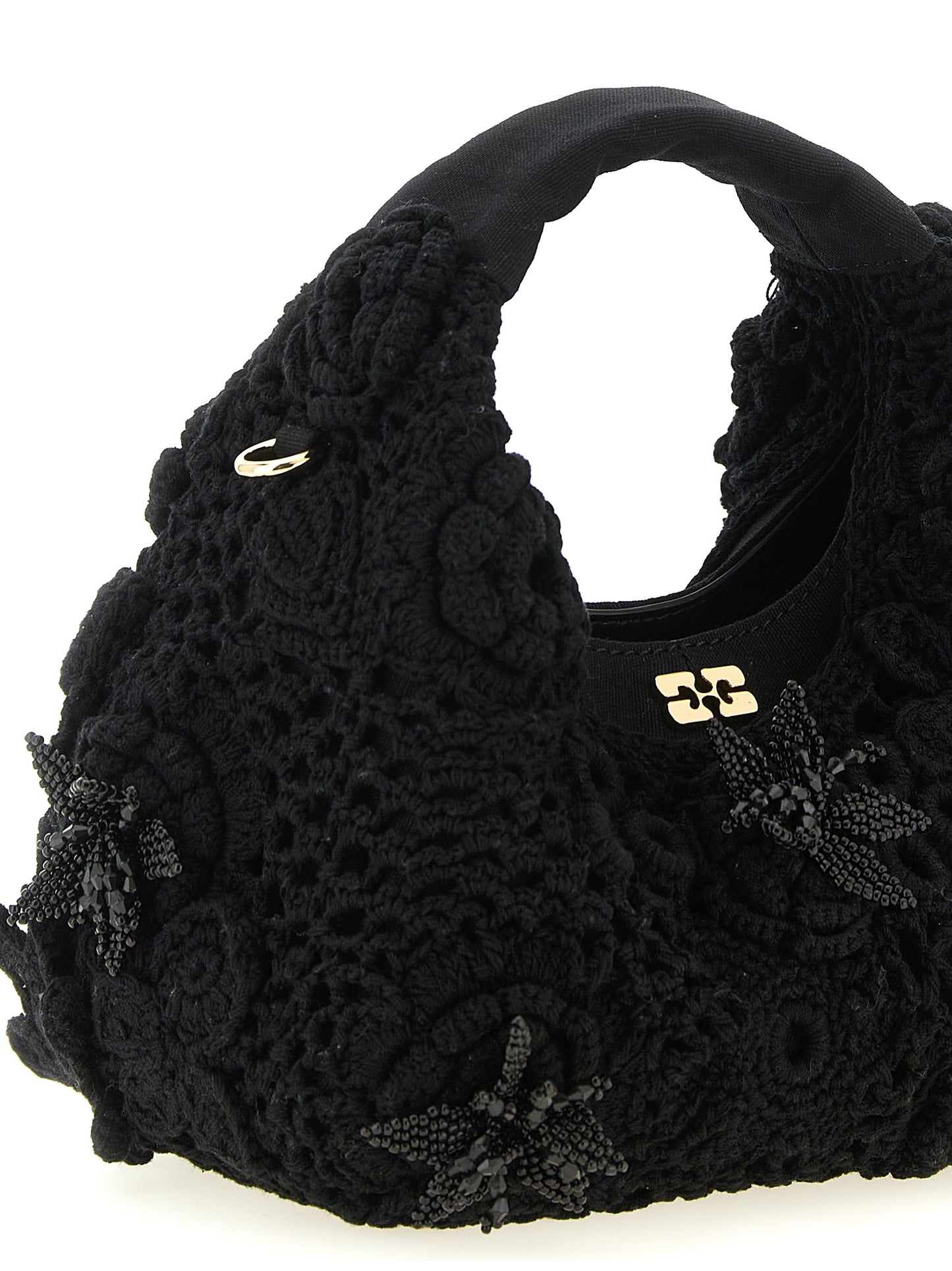 Ganni Women 'Mini Hobo Crochet' Handbag GANNI