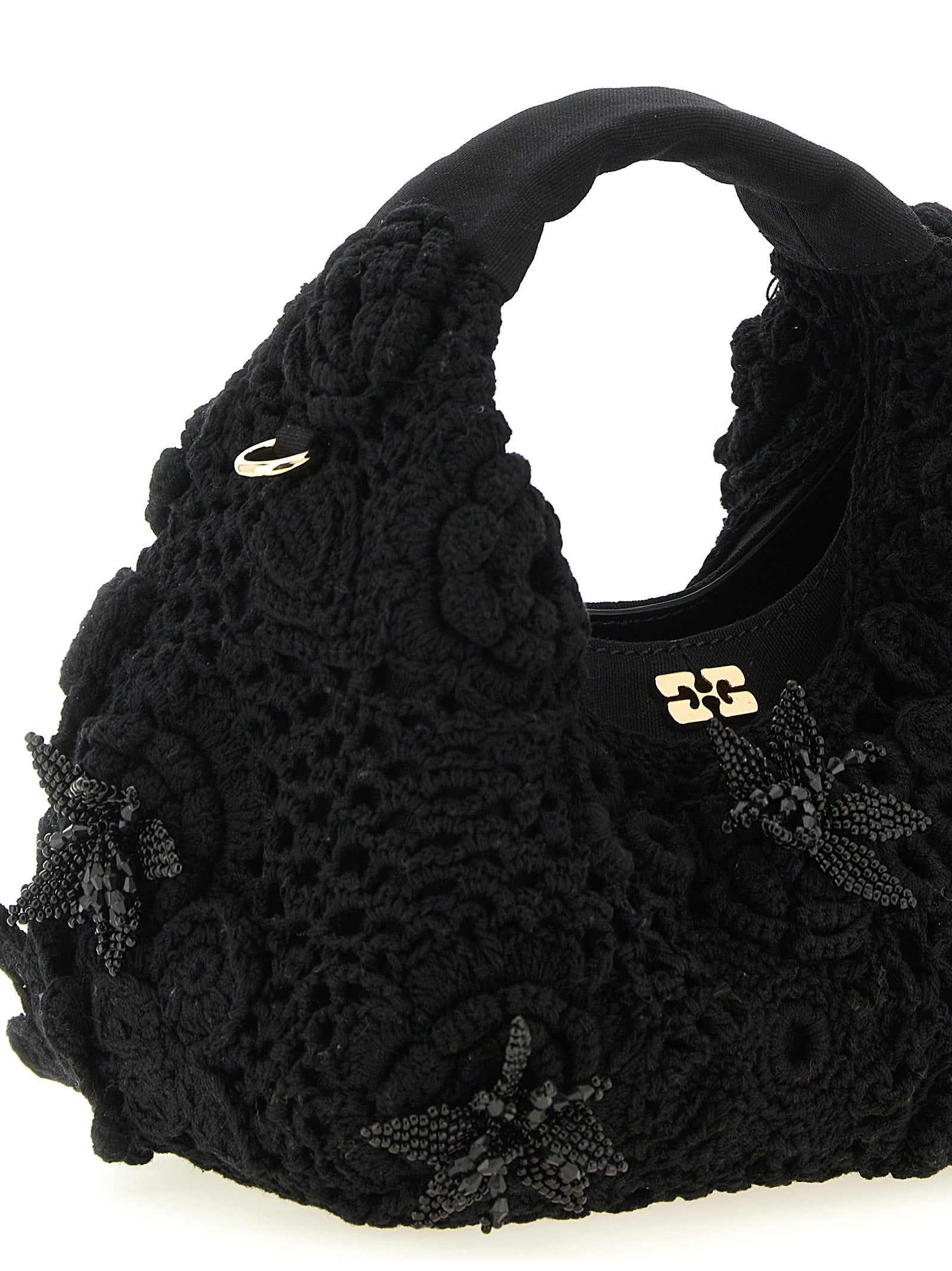 Ganni Women 'Mini Hobo Crochet' Handbag GANNI