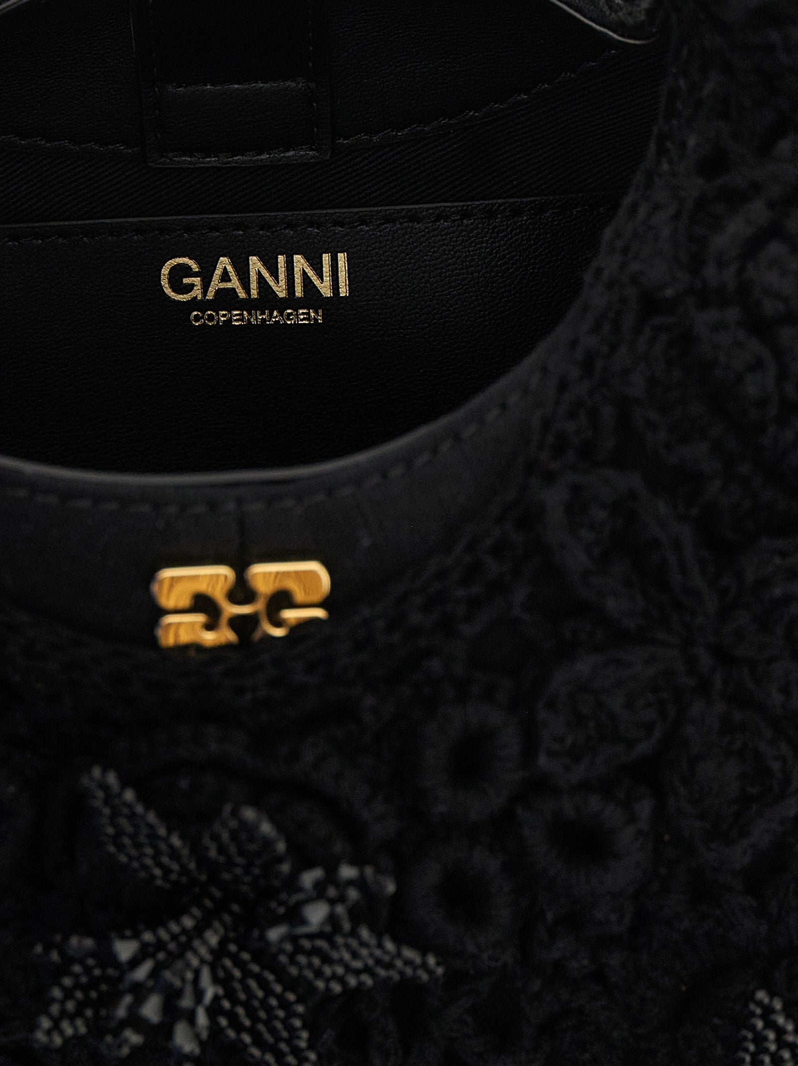 Ganni Women 'Mini Hobo Crochet' Handbag GANNI