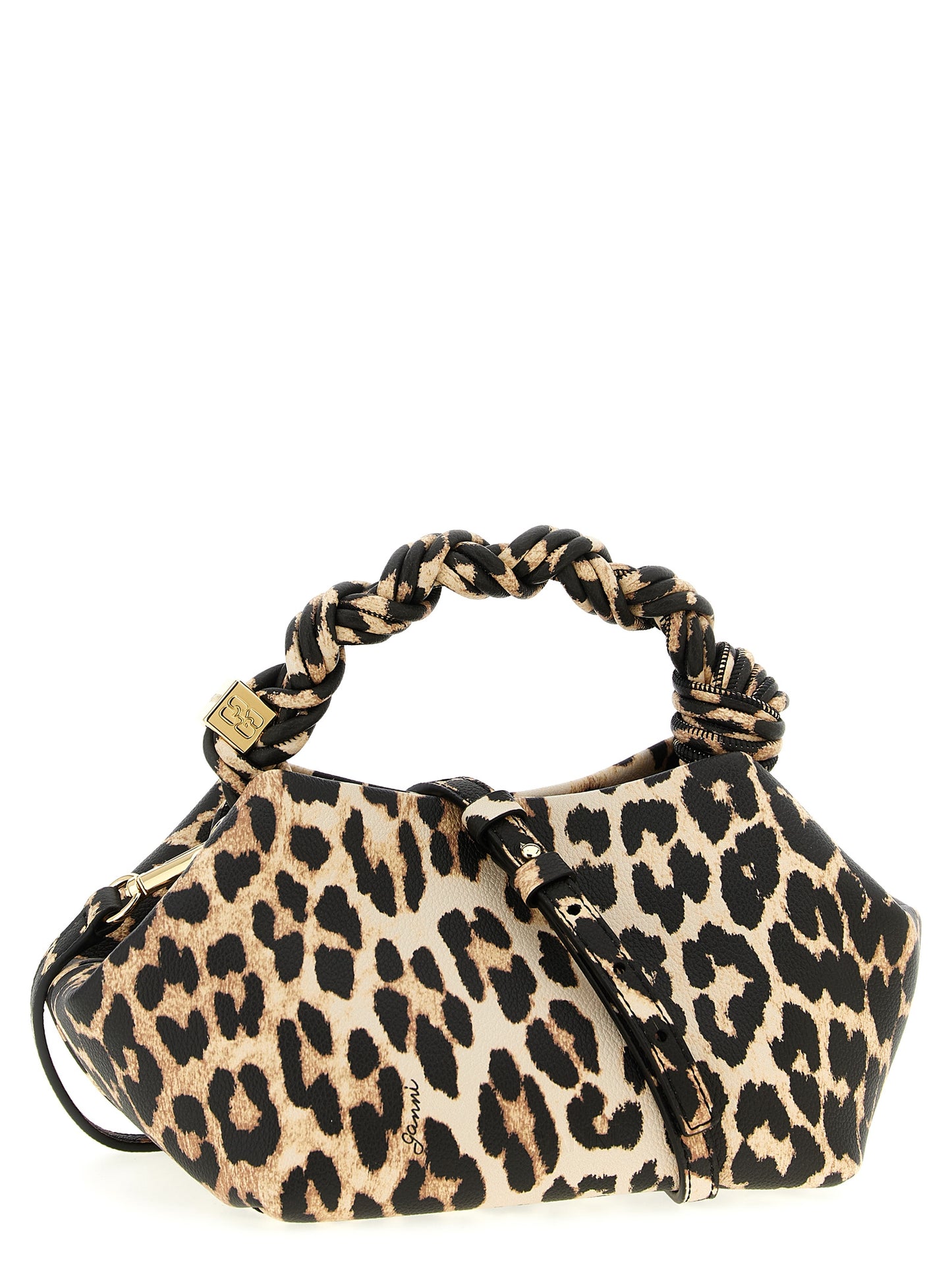 Ganni Women 'Small Bou Bag Leopard' Handbag GANNI