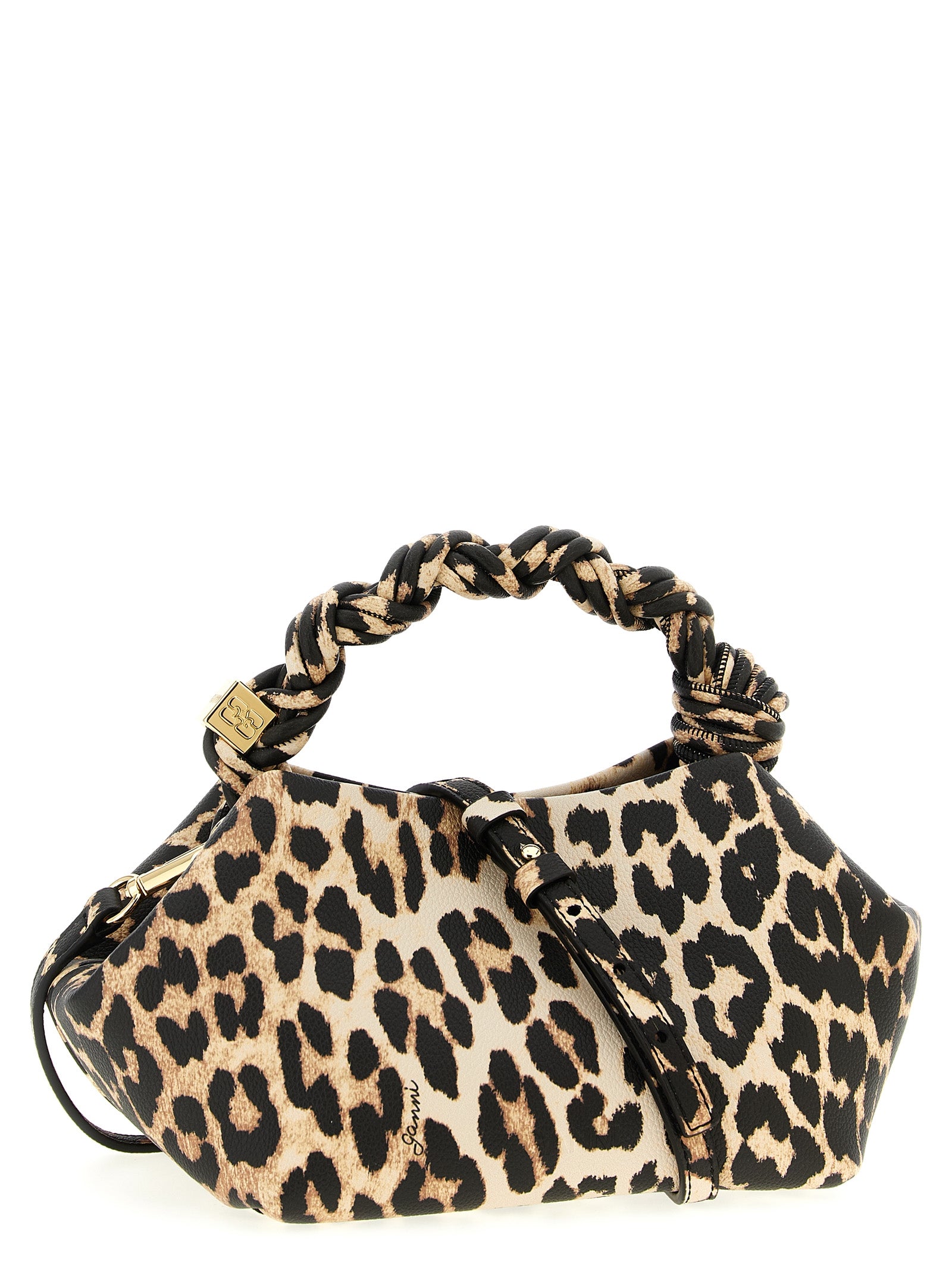 Ganni Women 'Small Bou Bag Leopard' Handbag GANNI