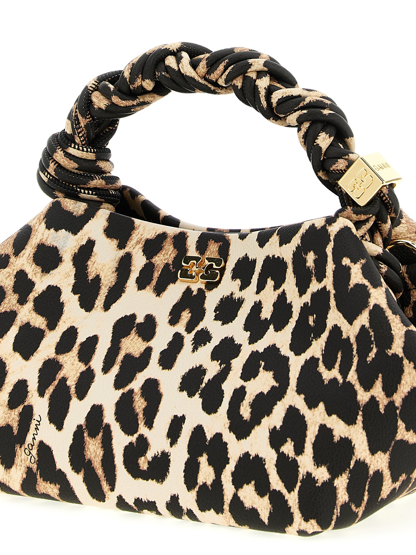 Ganni Women 'Small Bou Bag Leopard' Handbag GANNI